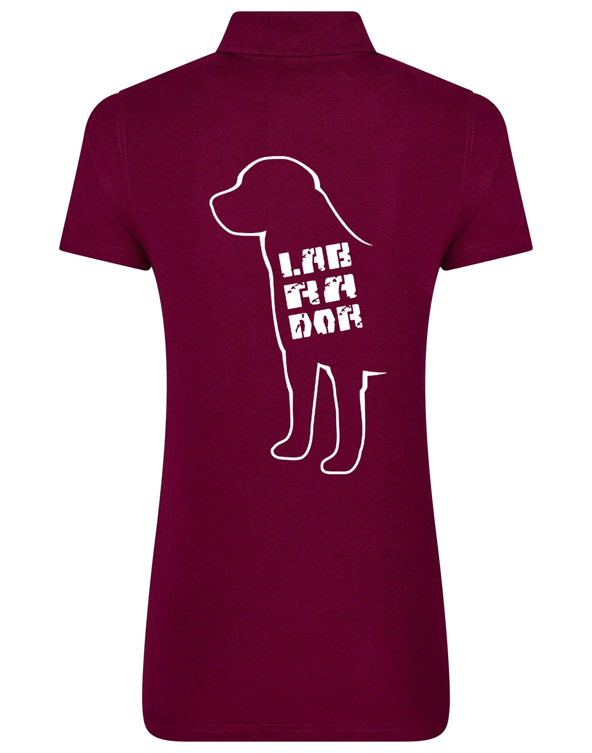 Women’s cotton polo featuring an exclusive Labrador design, combining timeless elegance with lightweight comfort.