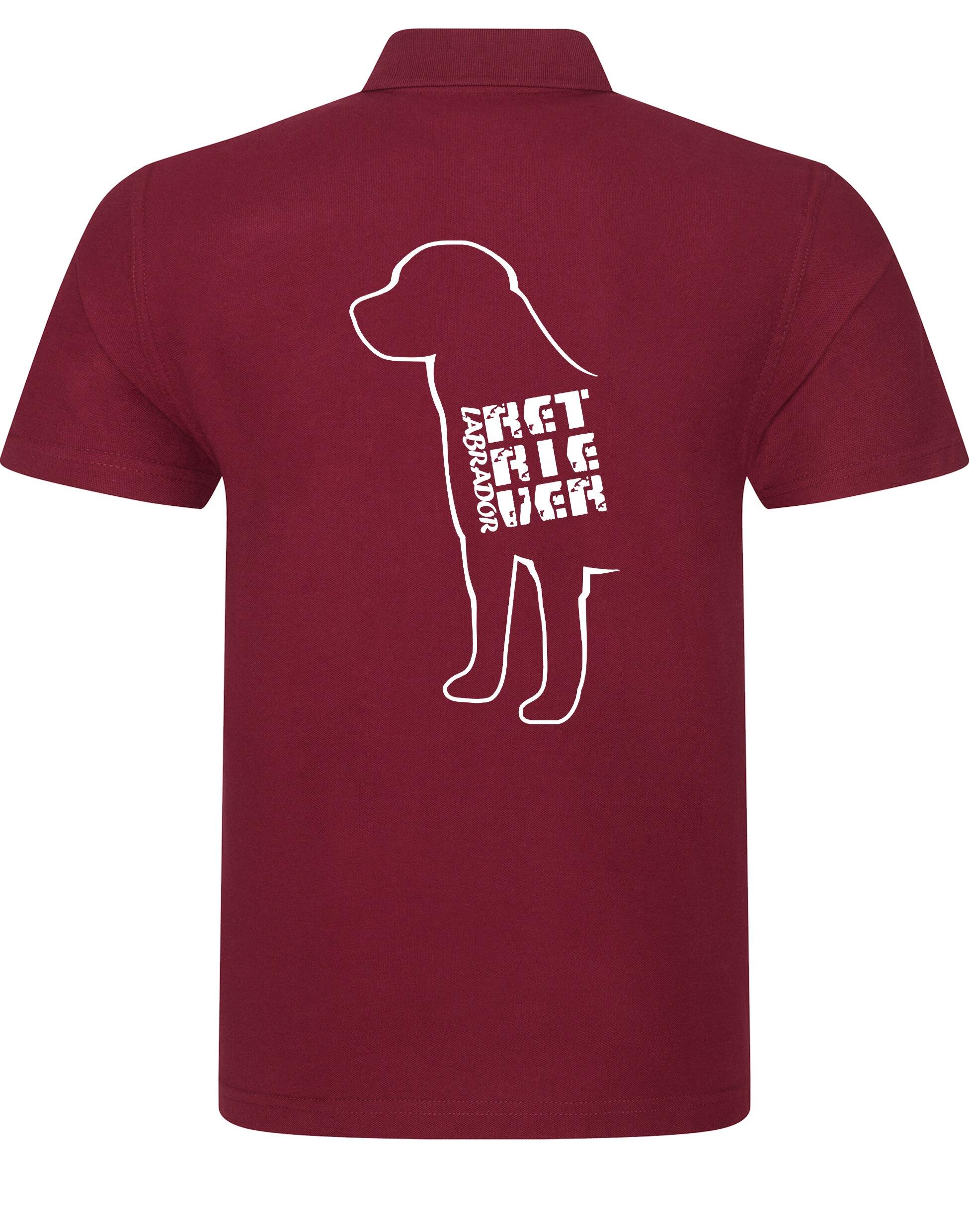 Unisex Cotton Polo featuring exclusive Labrador Retriever design, crafted from lightweight cotton with a relaxed fit for all-day comfort and style.