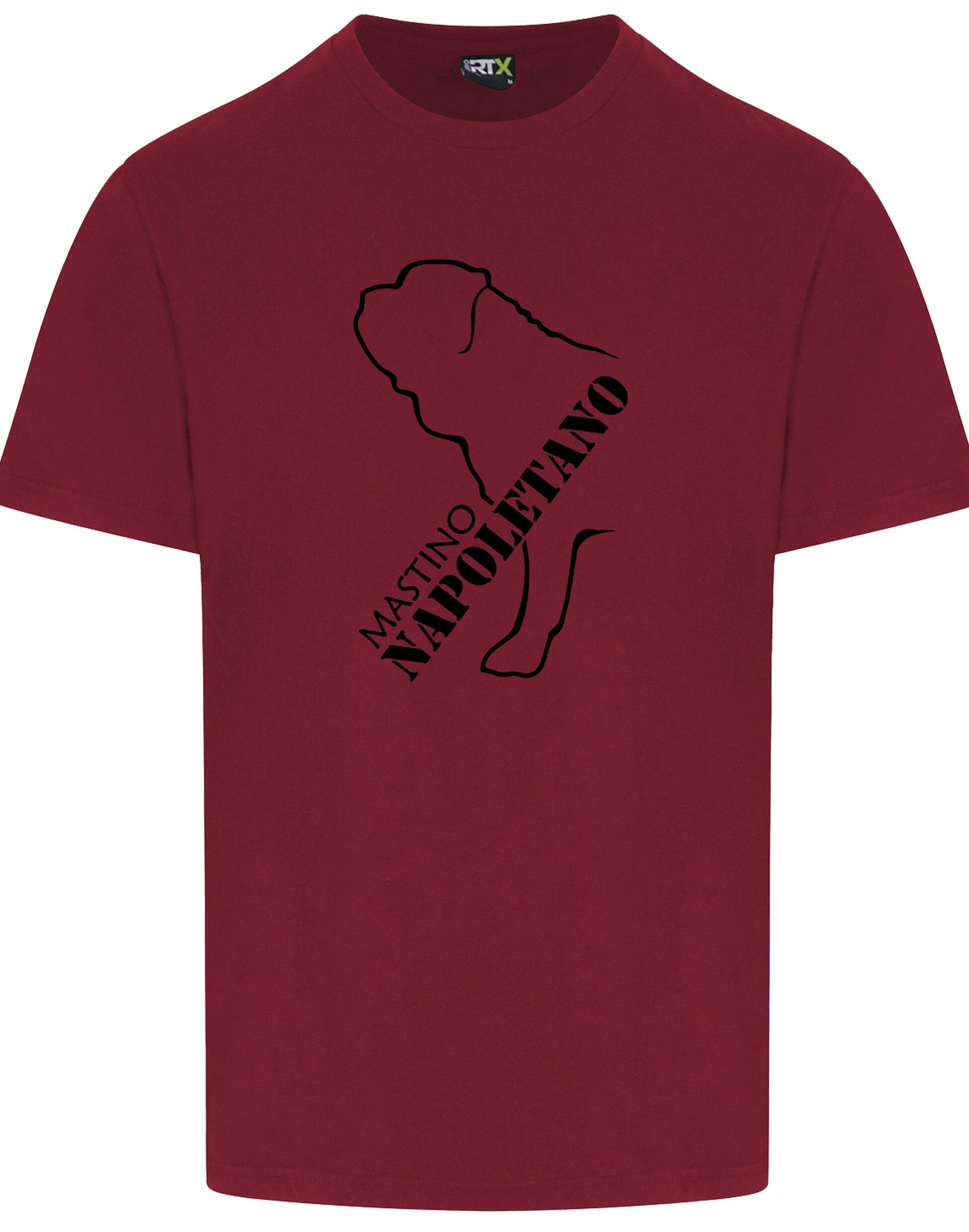 Mastino Napoletano Unisex Roundneck T-shirt featuring exclusive breed artwork, soft breathable cotton, and a relaxed unisex fit.