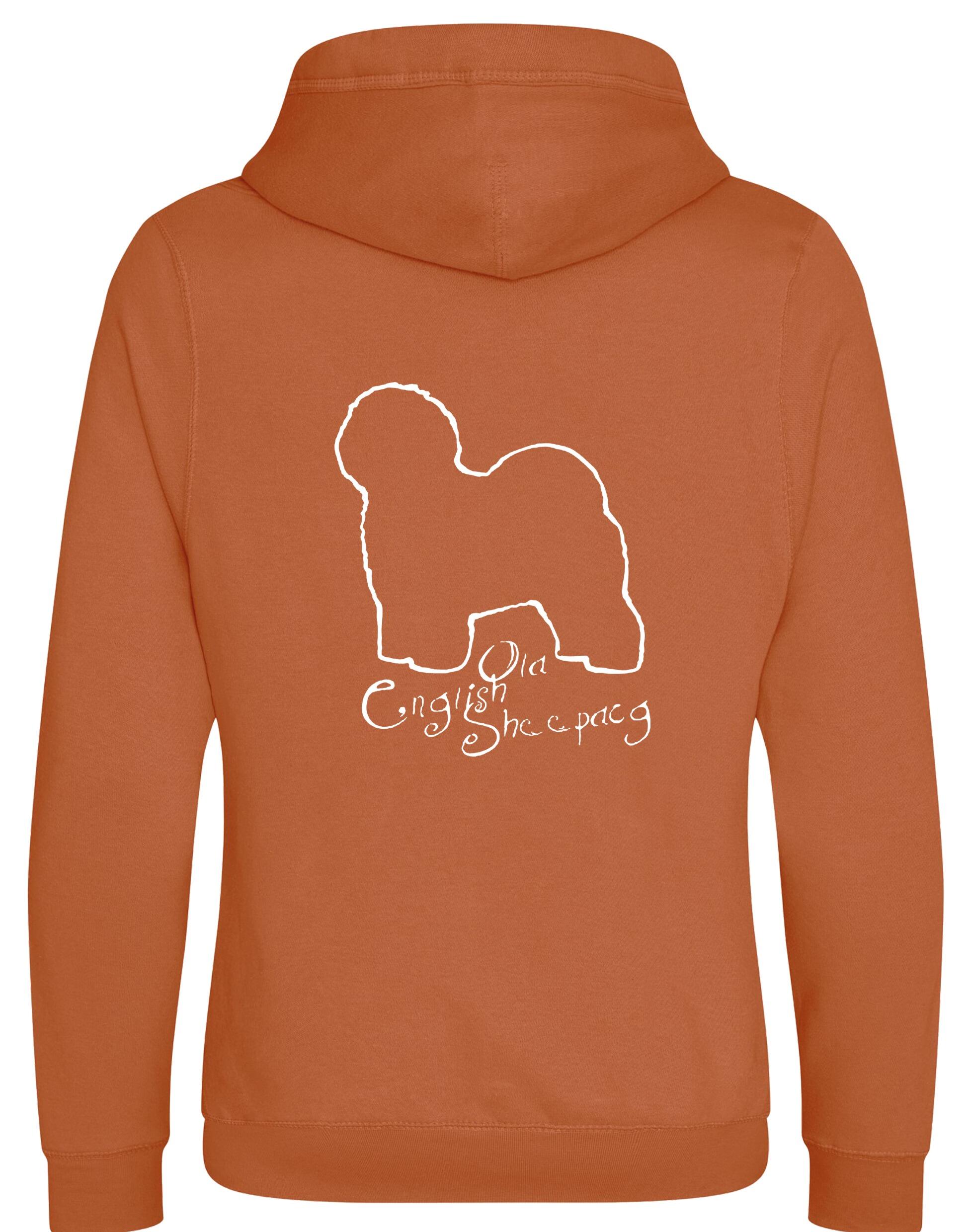 Old English Sheepdog Crossneck Pullover Hoodie – cozy, fleece-lined, with exclusive breed artwork. A stylish and comfortable choice for dog lovers and breed enthusiasts.