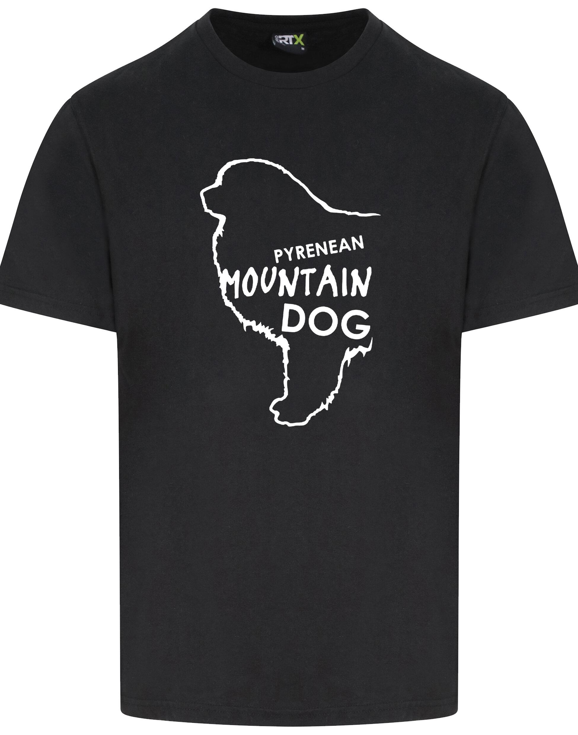 Unisex Pyrenean Mountain Dog Roundneck T-shirt featuring exclusive breed artwork, crafted from premium breathable cotton for all-day comfort and a relaxed, stylish fit, perfect for Pyrenean Mountain Dog enthusiasts.