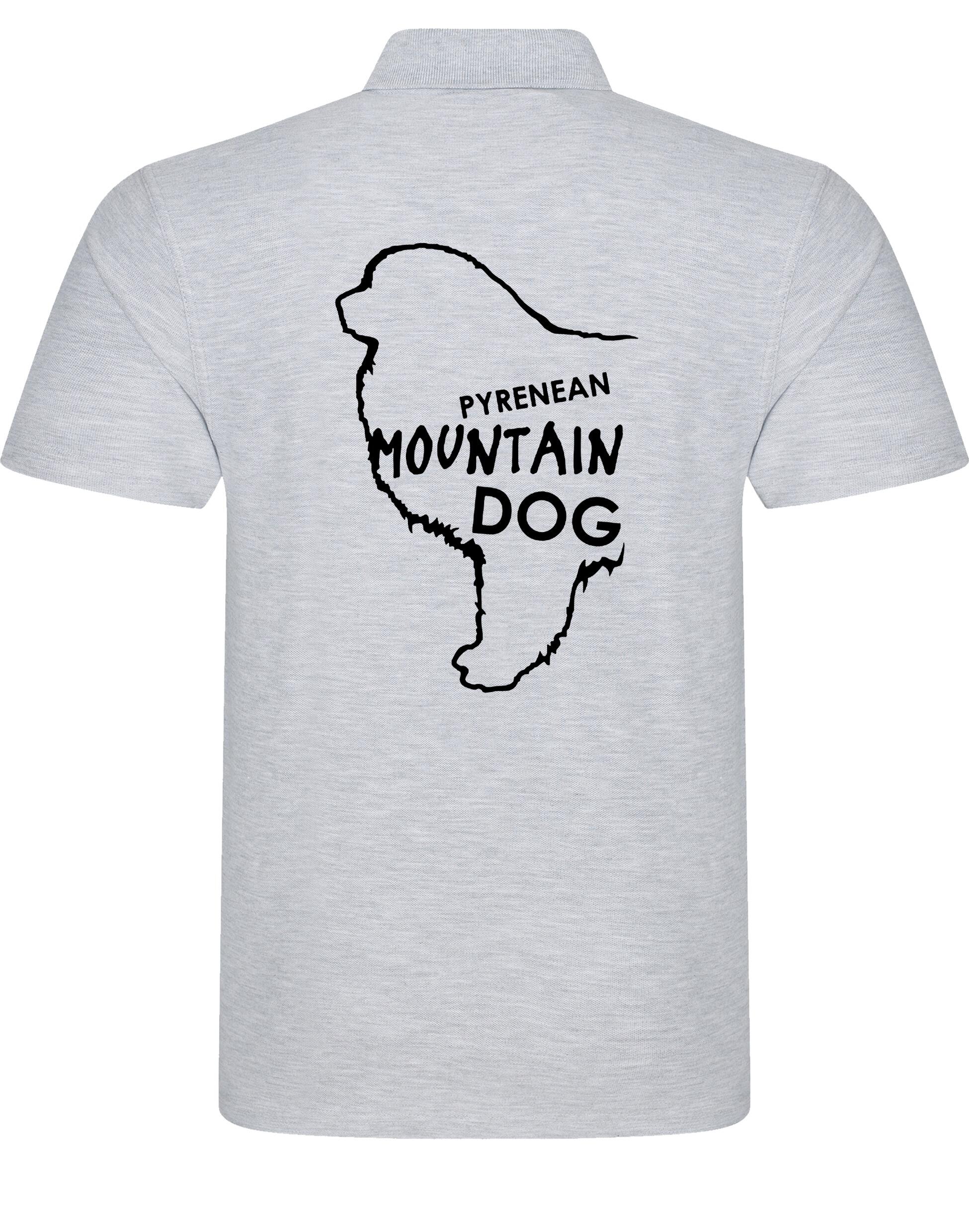 Unisex Pyrenean Mountain Dog Cotton Polo featuring exclusive breed artwork, crafted from premium breathable cotton for all-day comfort and a relaxed, stylish fit, perfect for Pyrenean Mountain Dog enthusiasts.