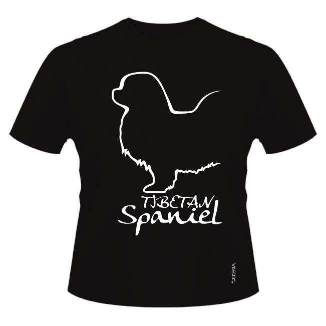 Tibetan Spaniel T-Shirts Roundneck Heavy Cotton