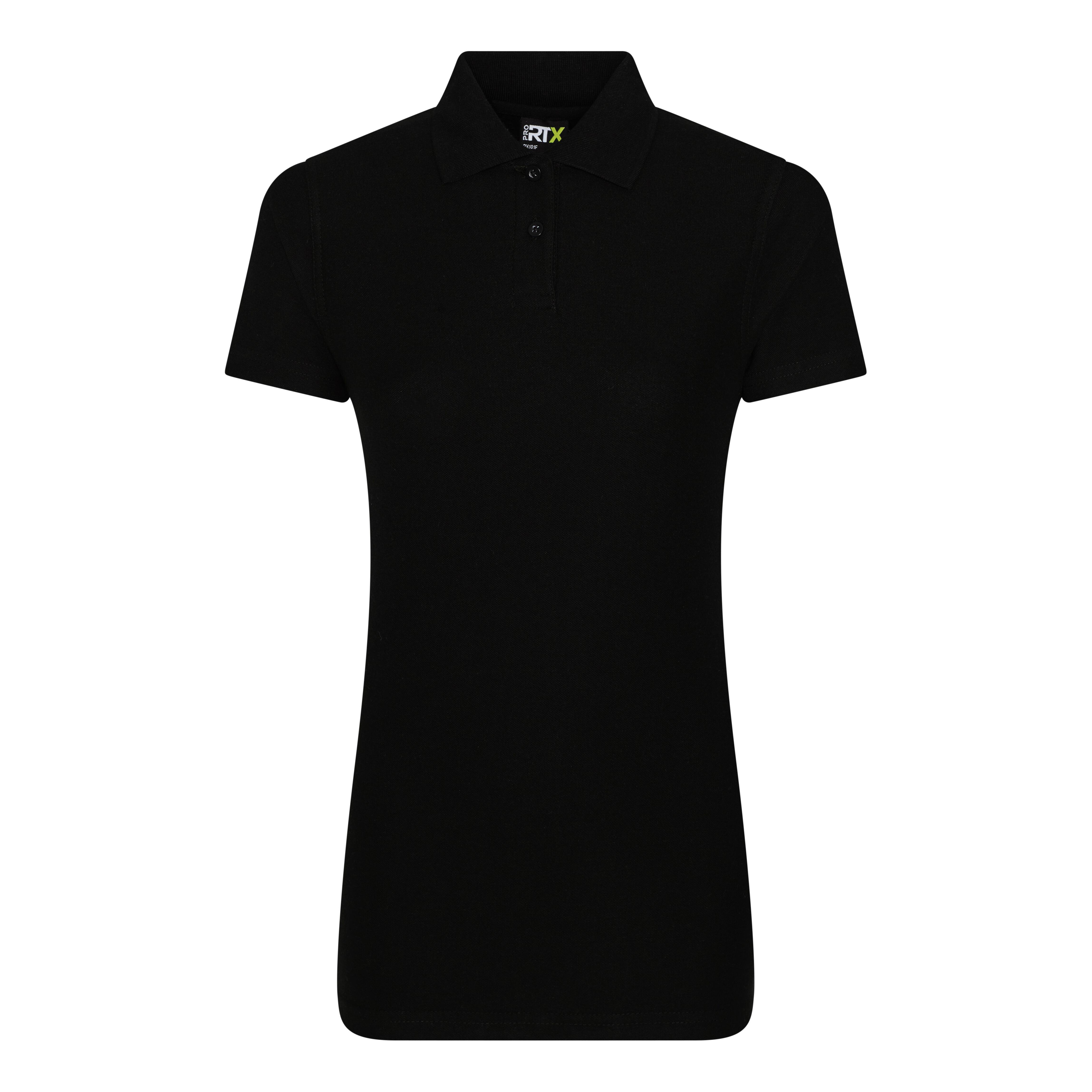 Premium Cotton Women's Polo Black