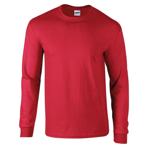 Ultra Cotton Long Sleeve Unisex T-Shirt Red