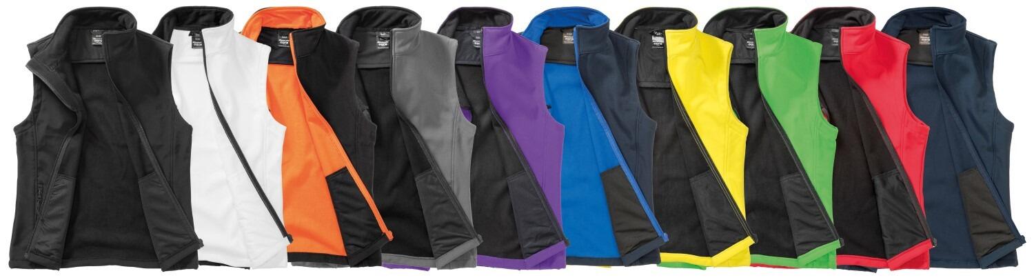Women's Softshell Gilet Range