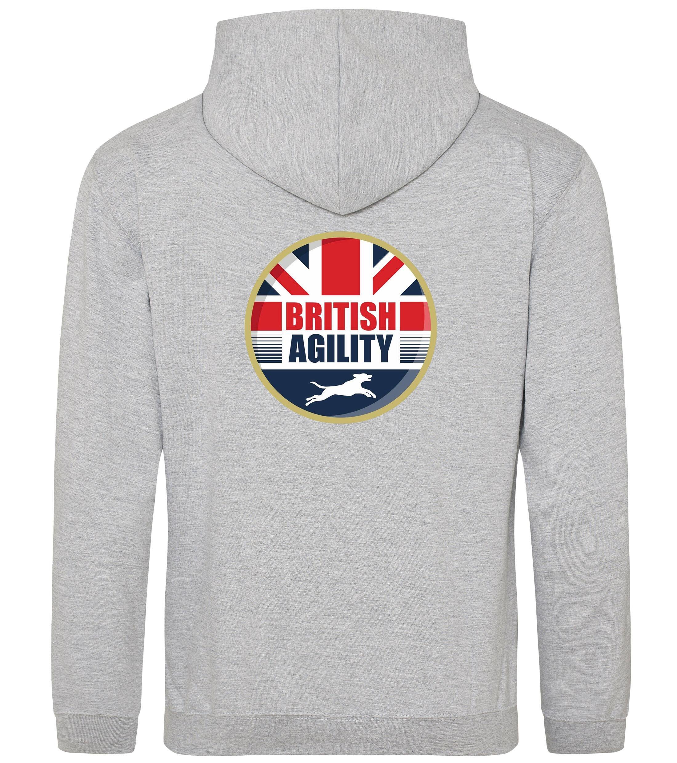 British Agility 2023 Heather Grey Hoodie