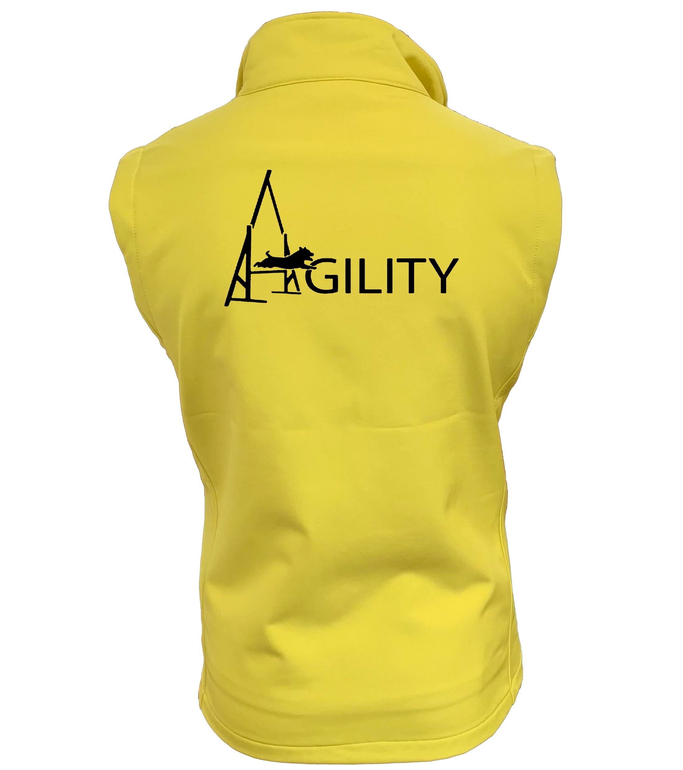 Unisex Agility Softshell Jacket Yellow (Black)