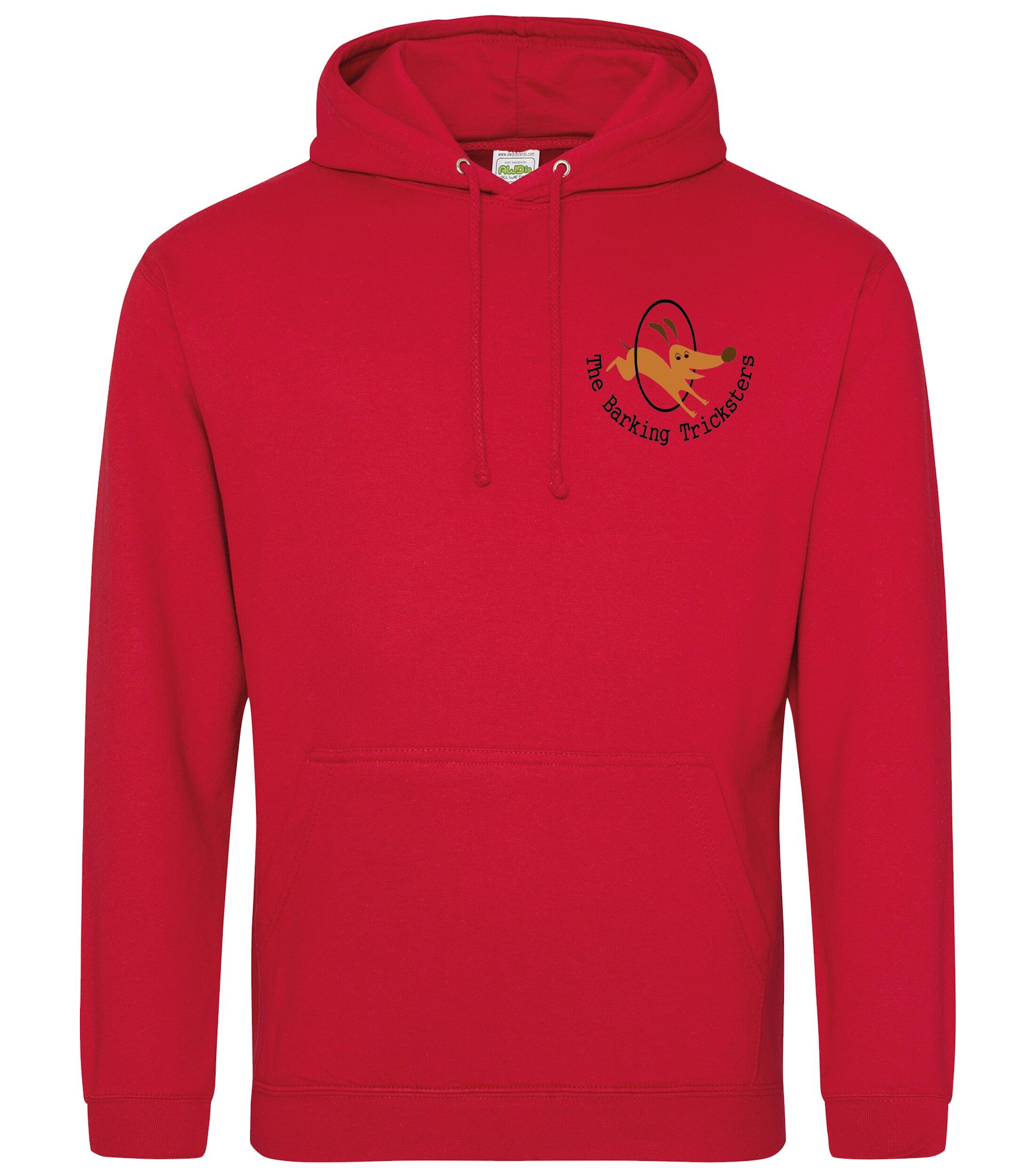 The Barking Tricksters Pullover Hoodies Red