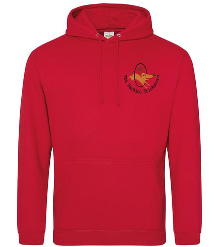 The Barking Tricksters Pullover Hoodies Red