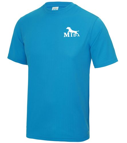 Mersea Island Dog Agility Unisex Cool Tee Sapphire Blue