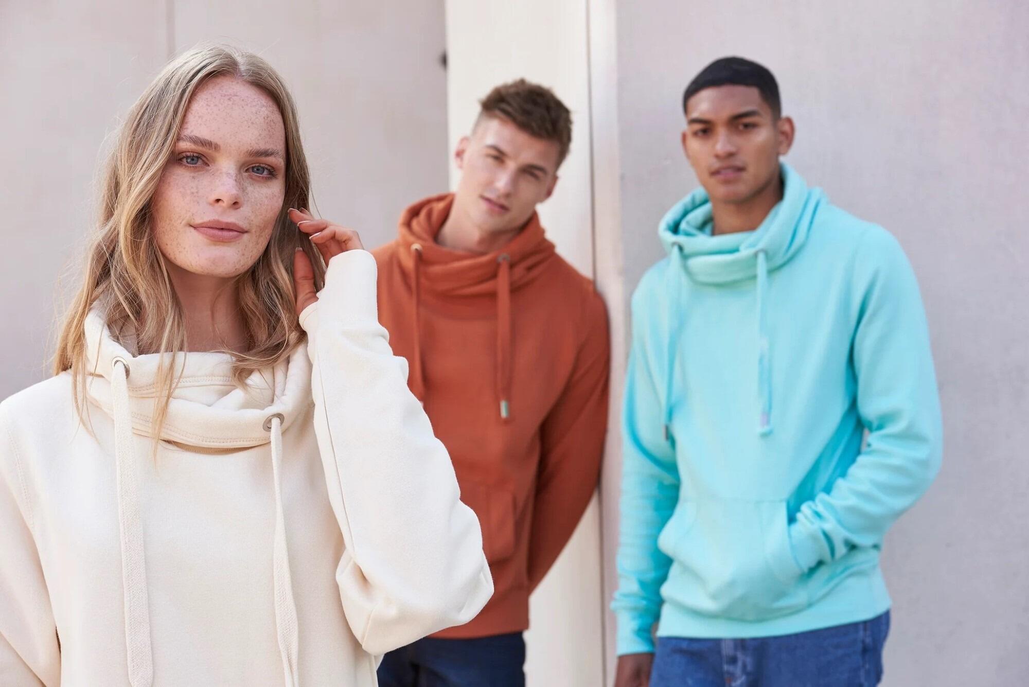 Cross Neck Hoodies