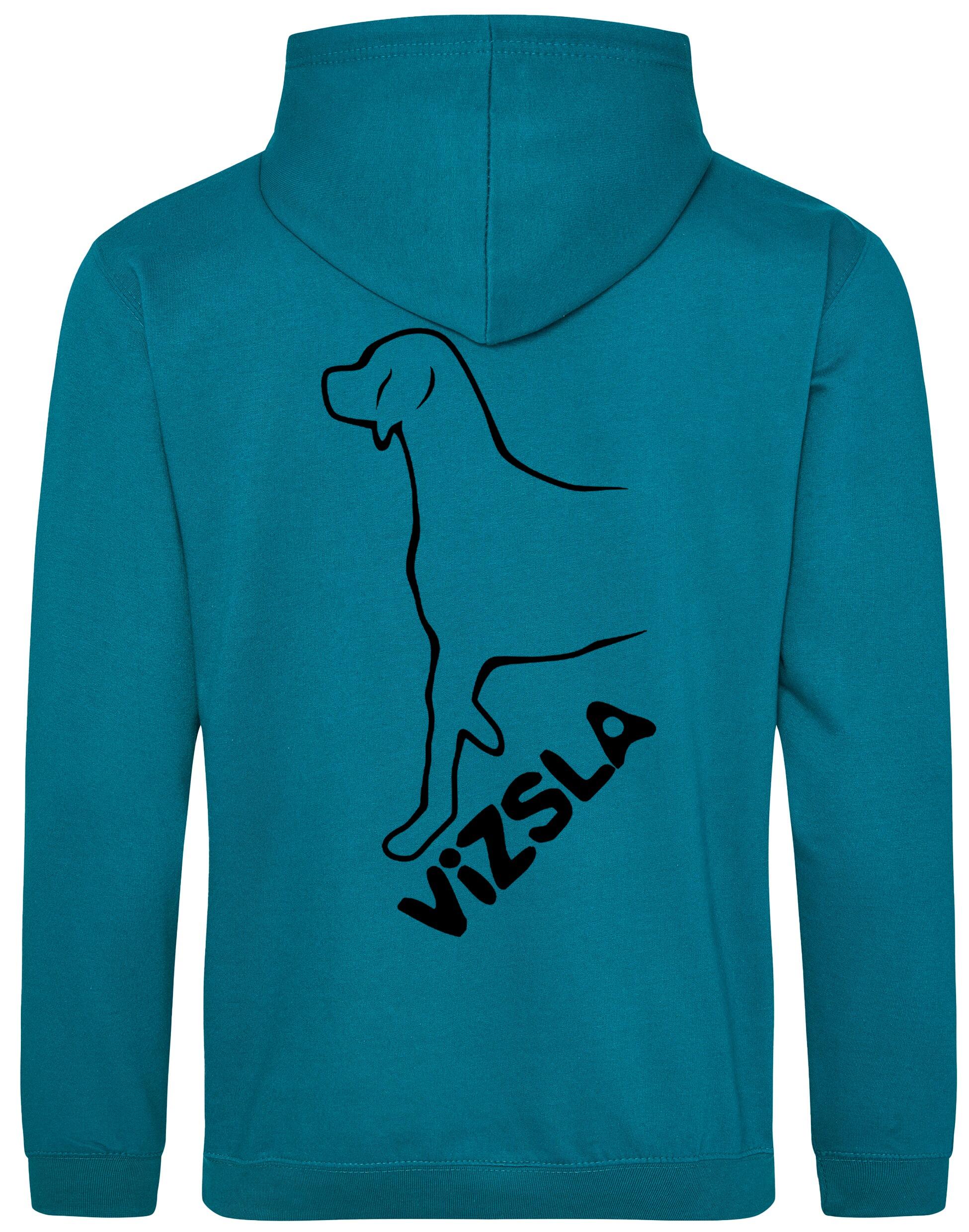 Vizsla Dog Breed Design Pullover Hoodie – Style and Comfort for Dog Lovers