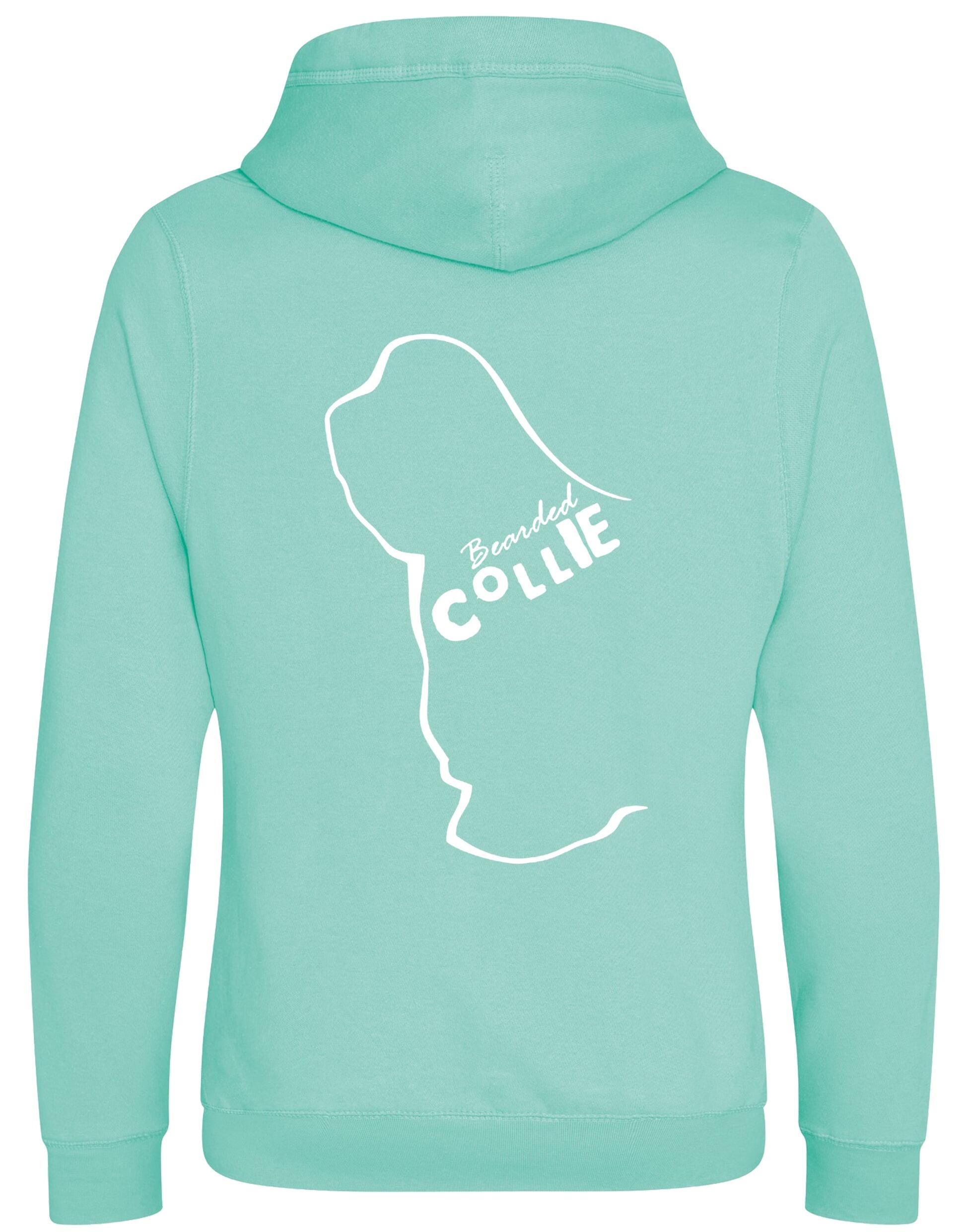 Unisex Crossneck Pullover Hoodie with Bearded Collie Dog Breed Design – A Must-Have for Bearded Collie Fans