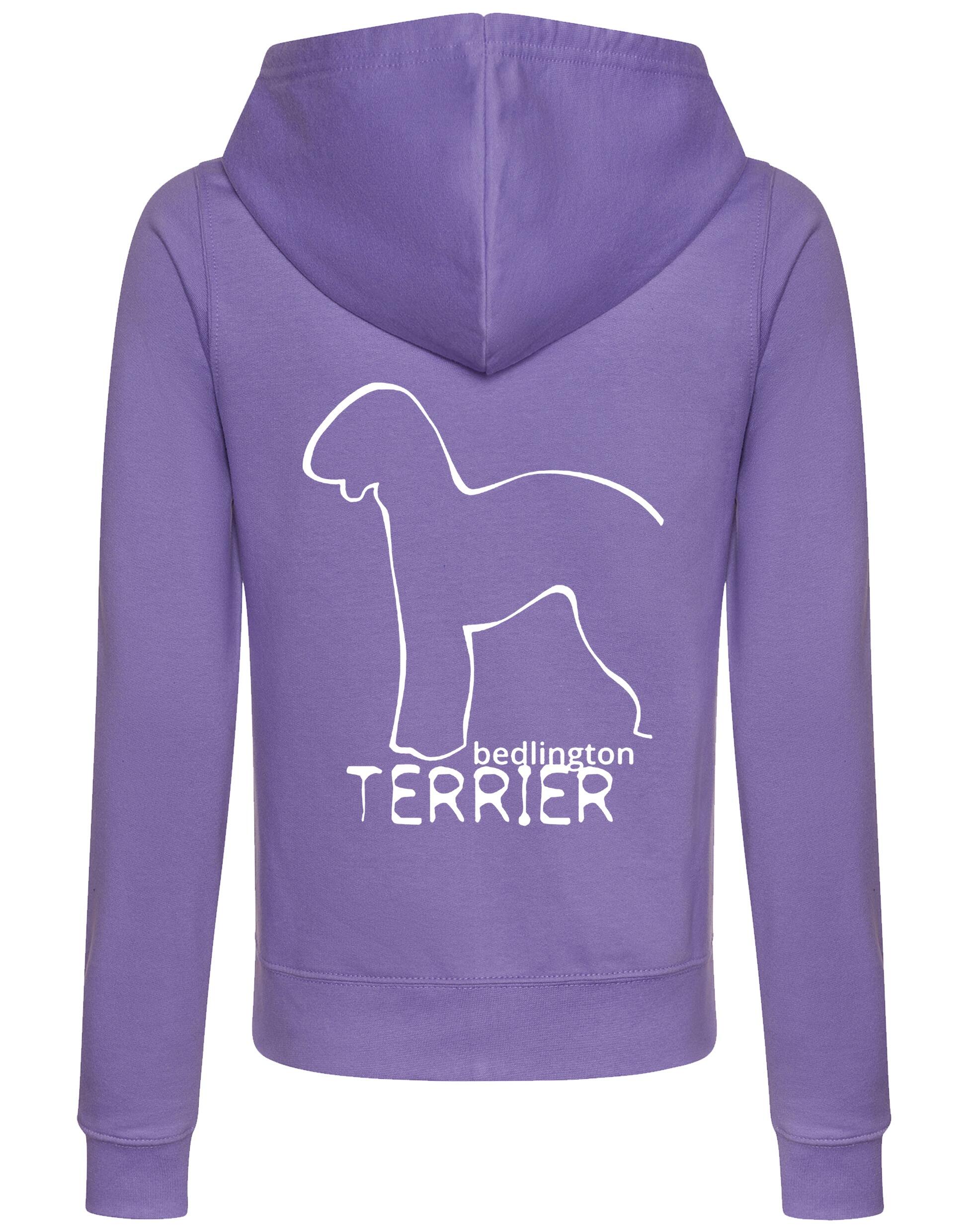 Bedlington Terrier Dog Breed Women’s Zipped Hoodies – Style, Comfort, and Bedlington Terrier Love