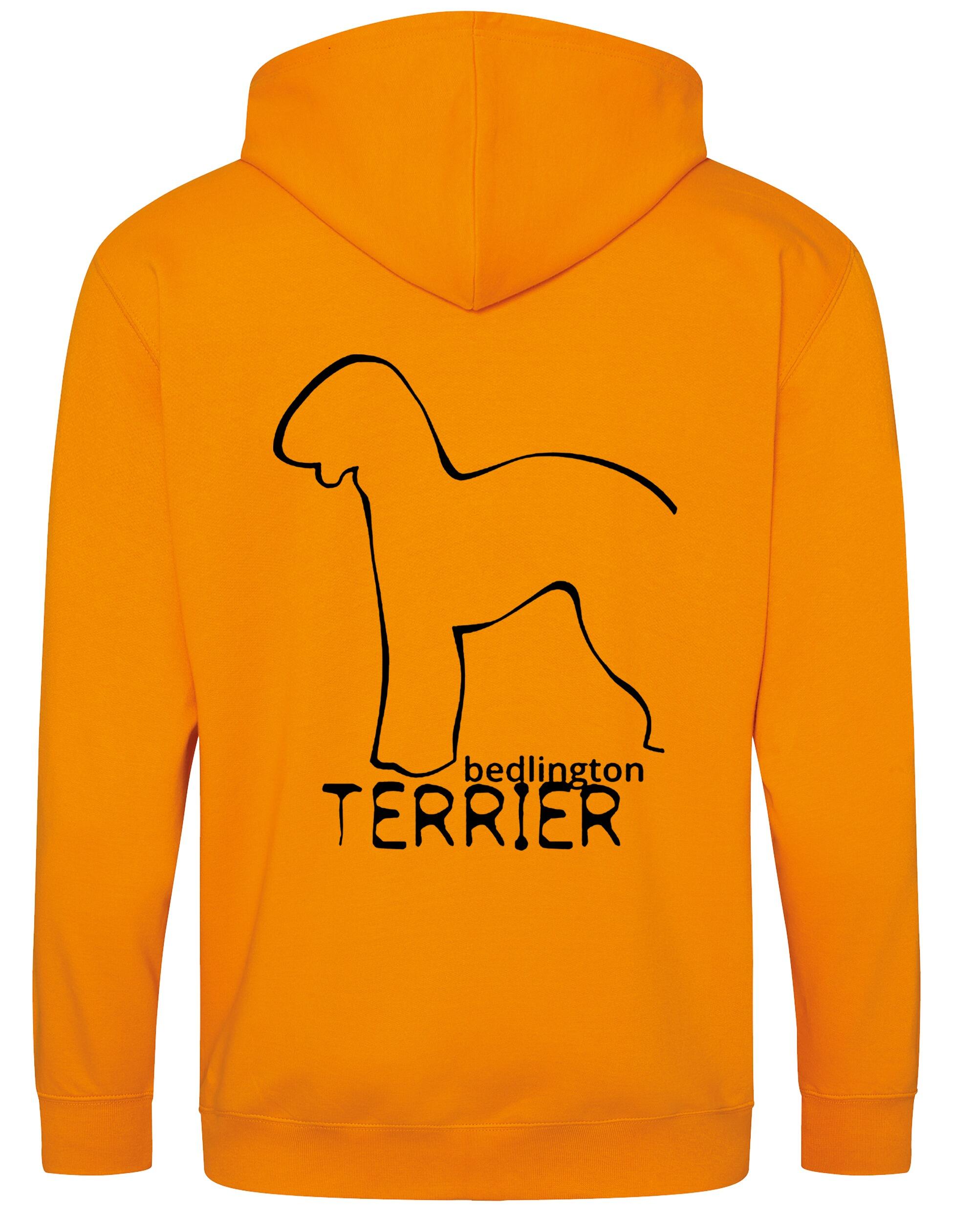 Bedlington Terrier Dog Breed Design Zipped Hoodie – Style and Comfort for Dog Lovers