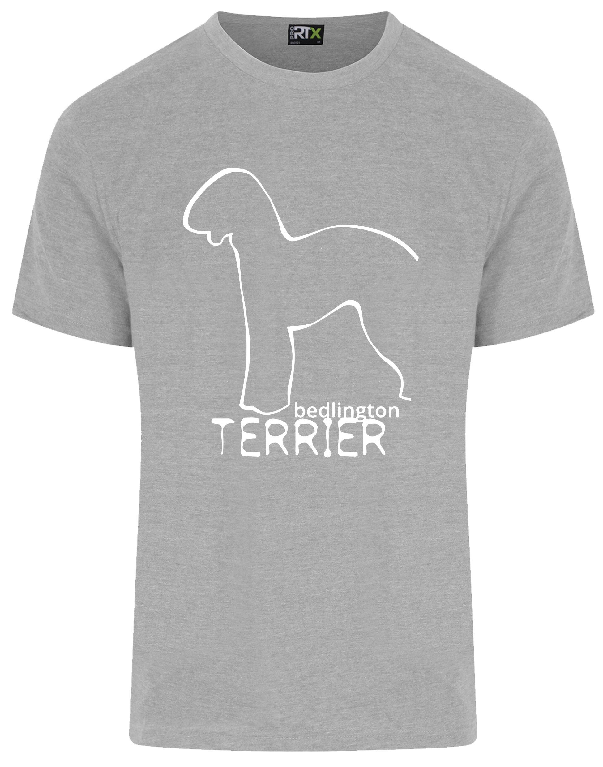 Unisex Roundneck T-shirt with Bedlington Terrier Dog Breed Design – Style for Every Bedlington Terrier Fan