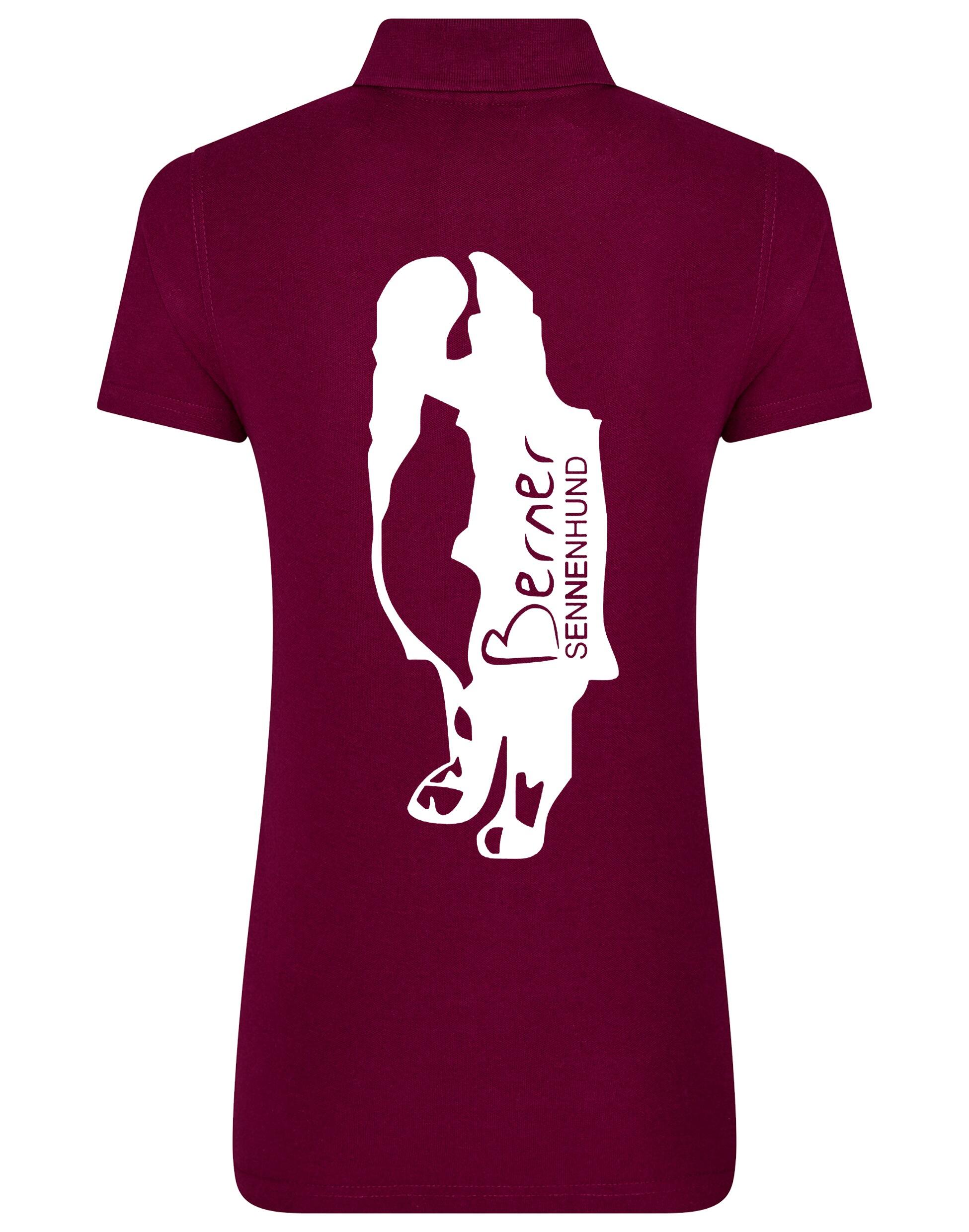 Berner Sennenhund Dog Breed Design Women’s Cotton Polo – A Must-Have for Berner Sennenhund Enthusiasts