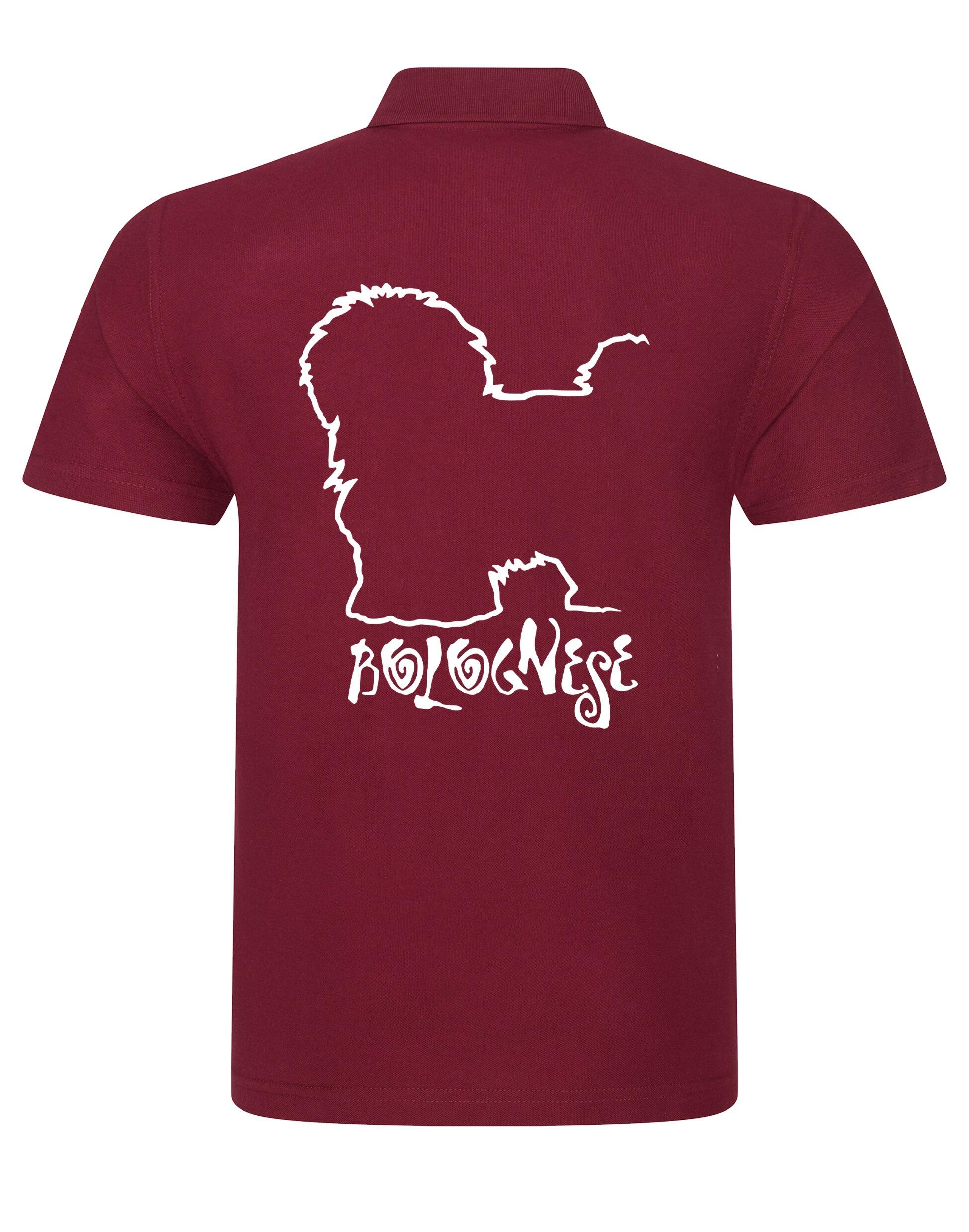 Unisex Cotton Polo with Bolognese Dog Breed Design – Comfort and Style for Every Bolognese Enthusiast