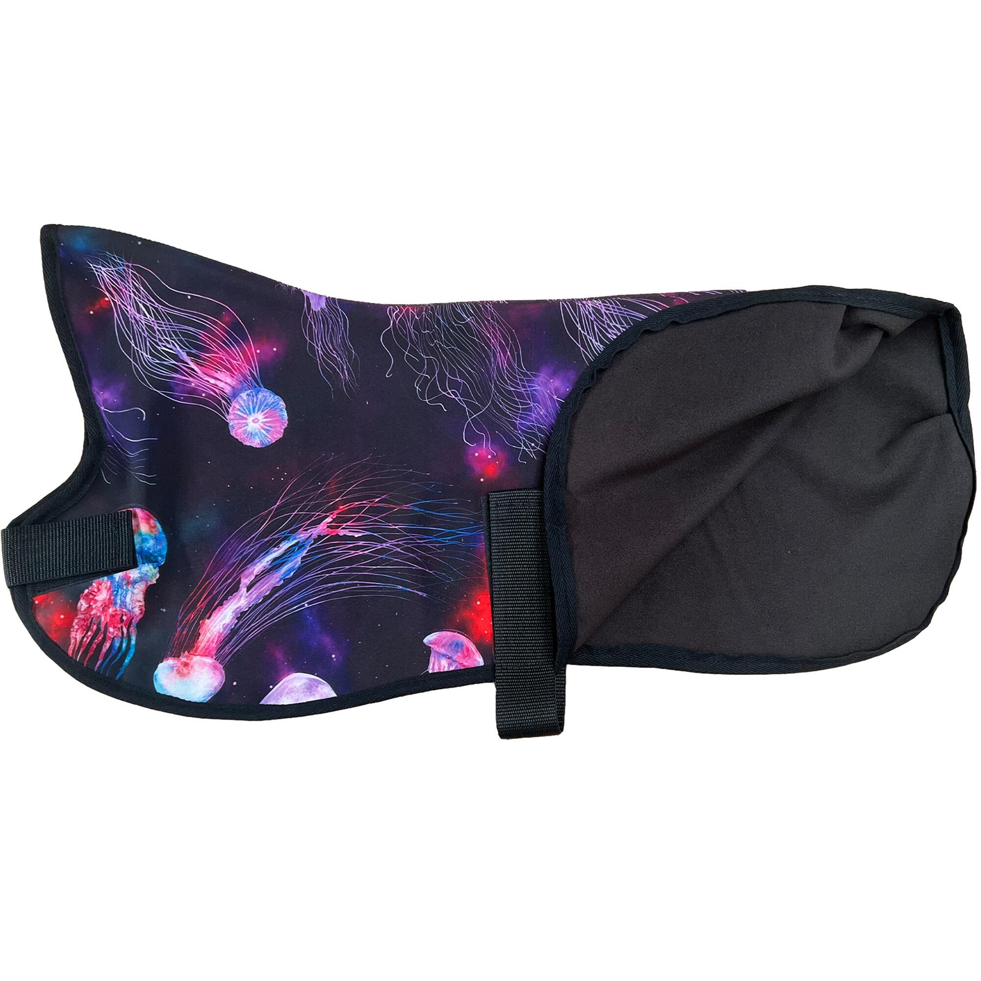 Cosmic Jellyfish Waterproof Fleece Dog Coats – Keep Your Pup Warm, Dry, and Stylish