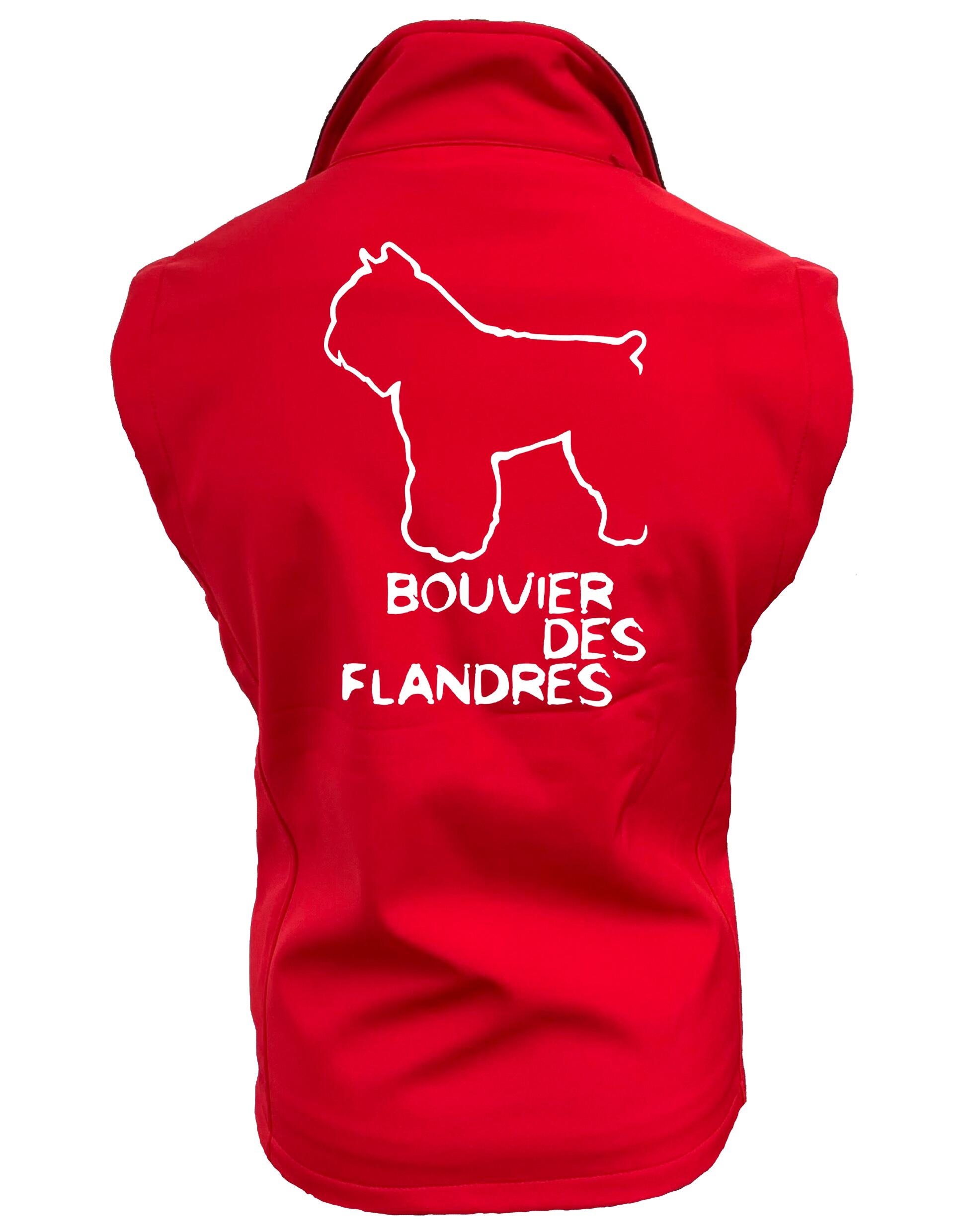 Bouvier des Flandres Dog Breed Design Women’s Softshell Gilet – A Perfect Blend of Style and Functionality