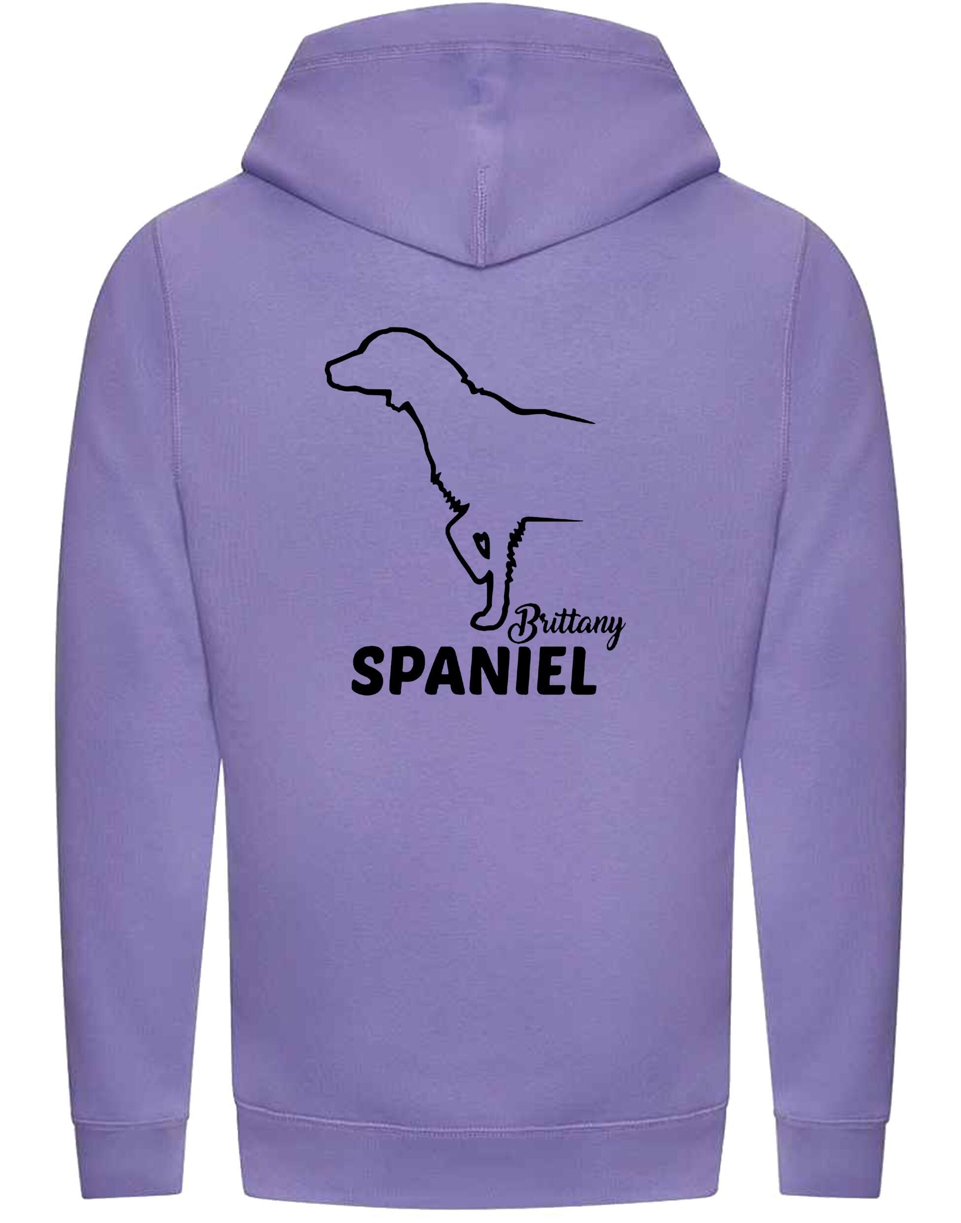 Brittany Spaniel Dog Breed Design Unisex Crossneck Pullover Hoodie – A Must-Have for Brittany Spaniel Fans