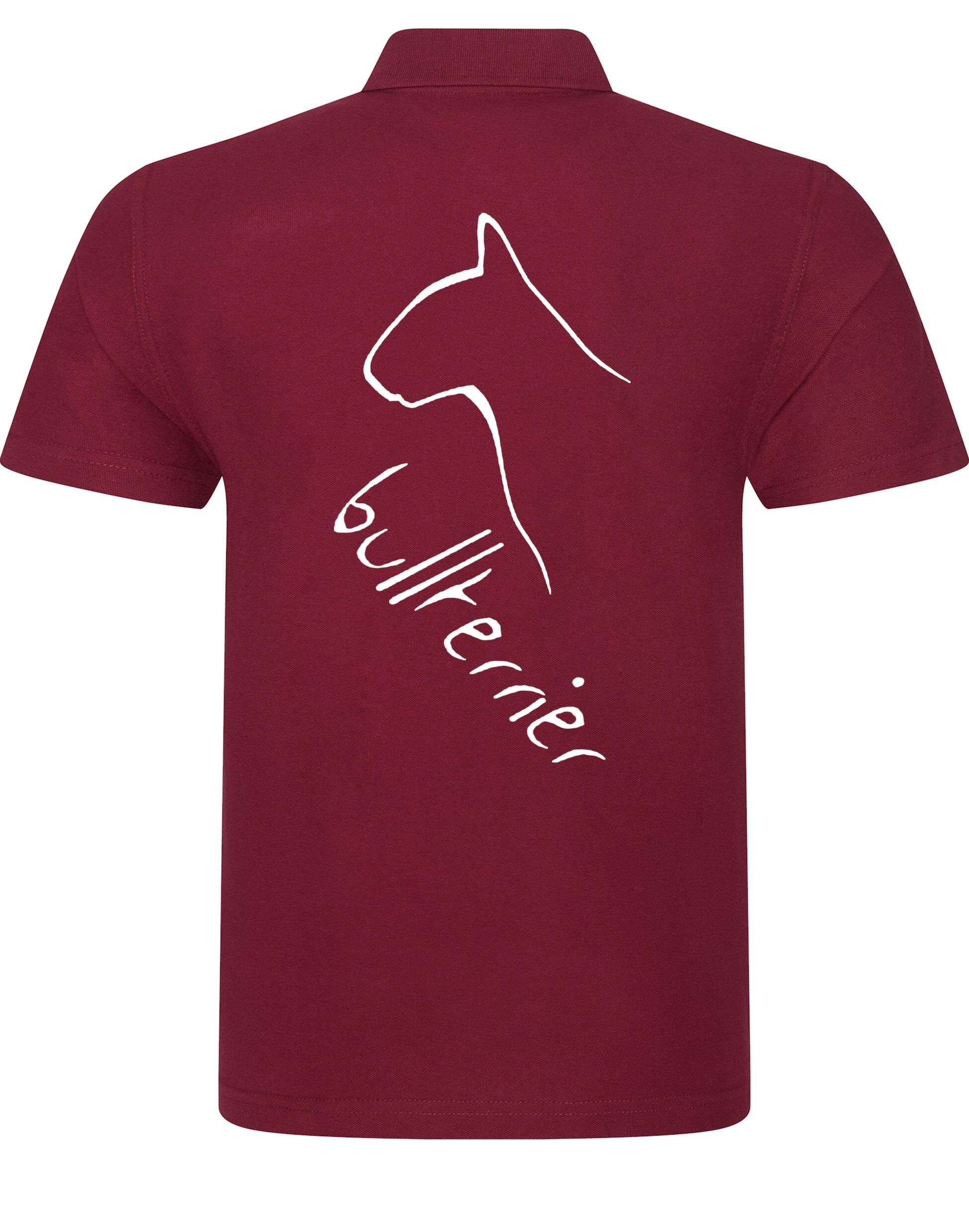Unisex Cotton Polo with Bullterrier Dog Breed Design – Comfort and Style for Every Bullterrier Enthusiast