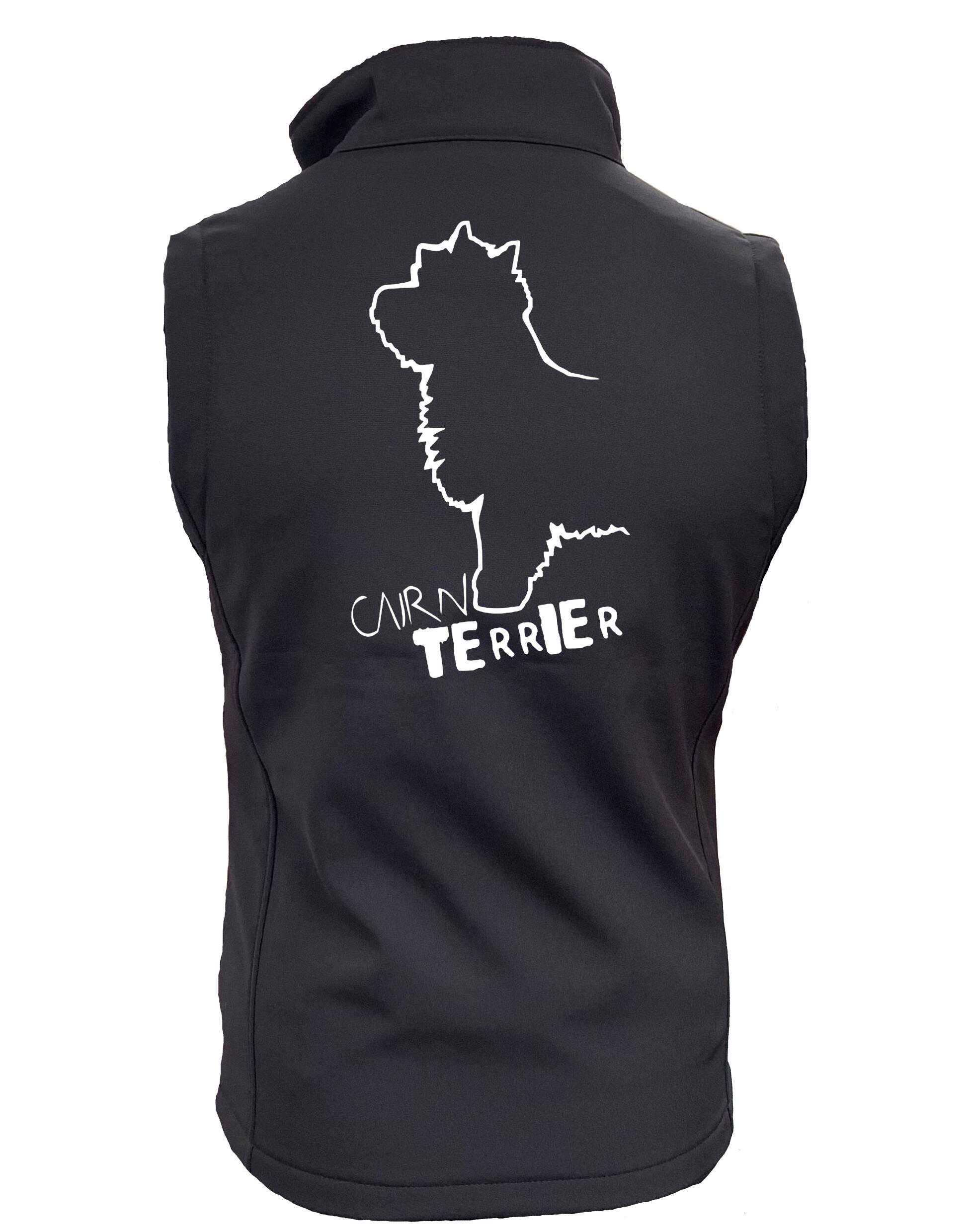 Cairn Terrier Dog Breed Design Unisex Softshell Gilet – The Perfect Style for Cairn Terrier Lovers