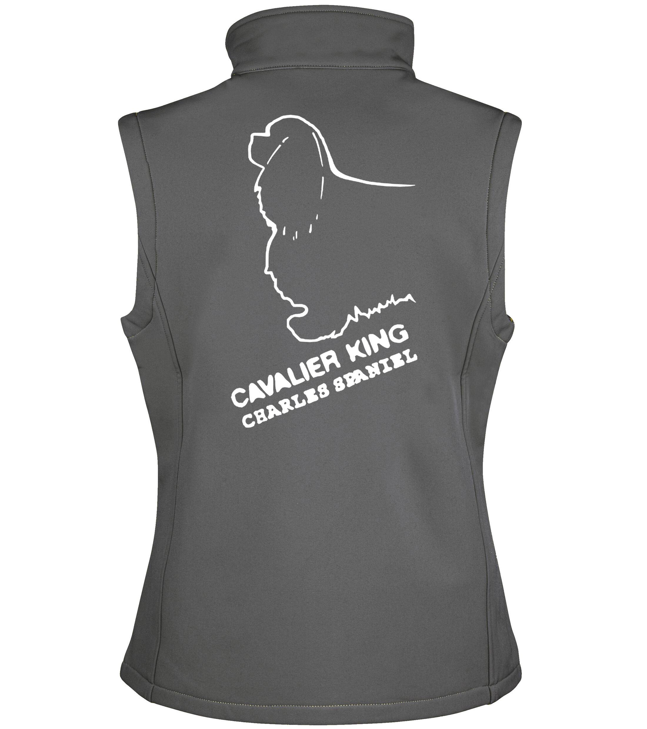 Women’s Cavalier King Charles Spaniel Softshell Gilet – Style and Function for Every Cavalier Enthusiast
