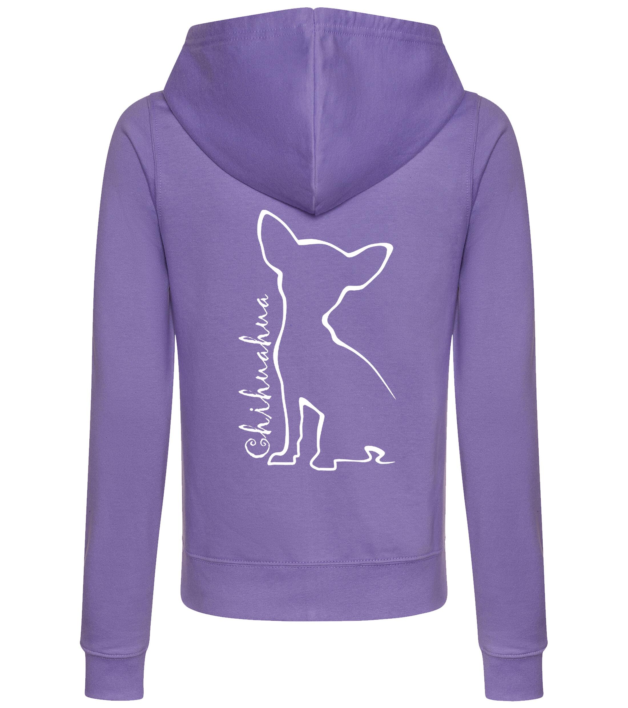 Chihuahua Dog Breed Women’s Zipped Hoodie – Cozy, Stylish, and Perfect for Chihuahua Lovers