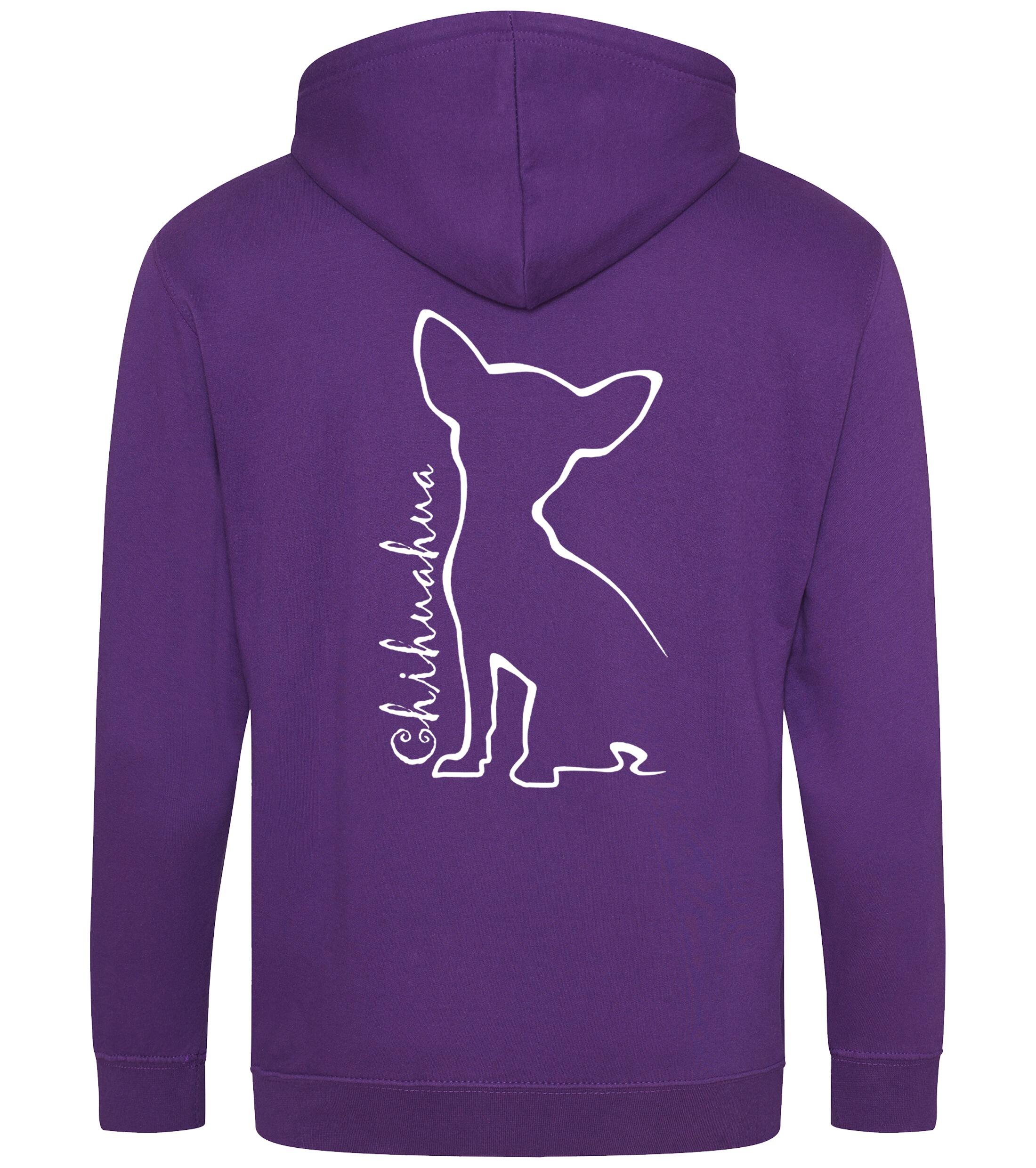 Chihuahua Dog Breed Design Zipped Hoodie – Comfort, Style, and Chihuahua Pride