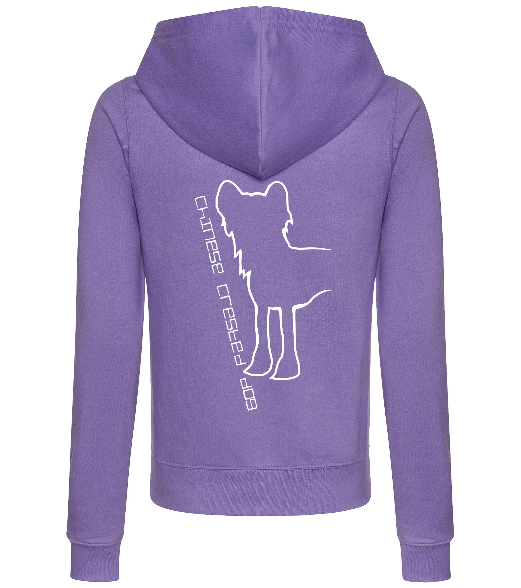Chinese Crested Dog Breed Women’s Zipped Hoodie – Style, Comfort, and Breed Pride