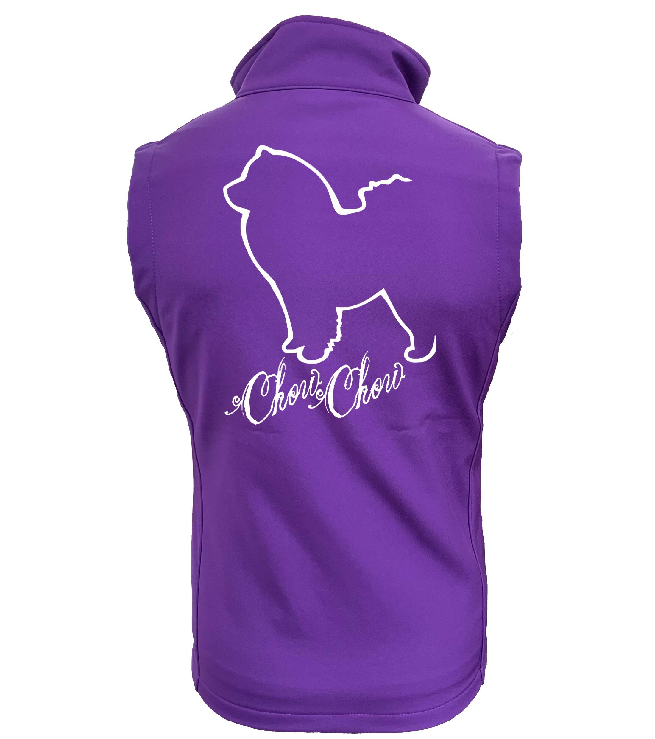 Chow Chow Dog Breed Design Unisex Softshell Gilet – Style and Function for Chow Chow Lovers