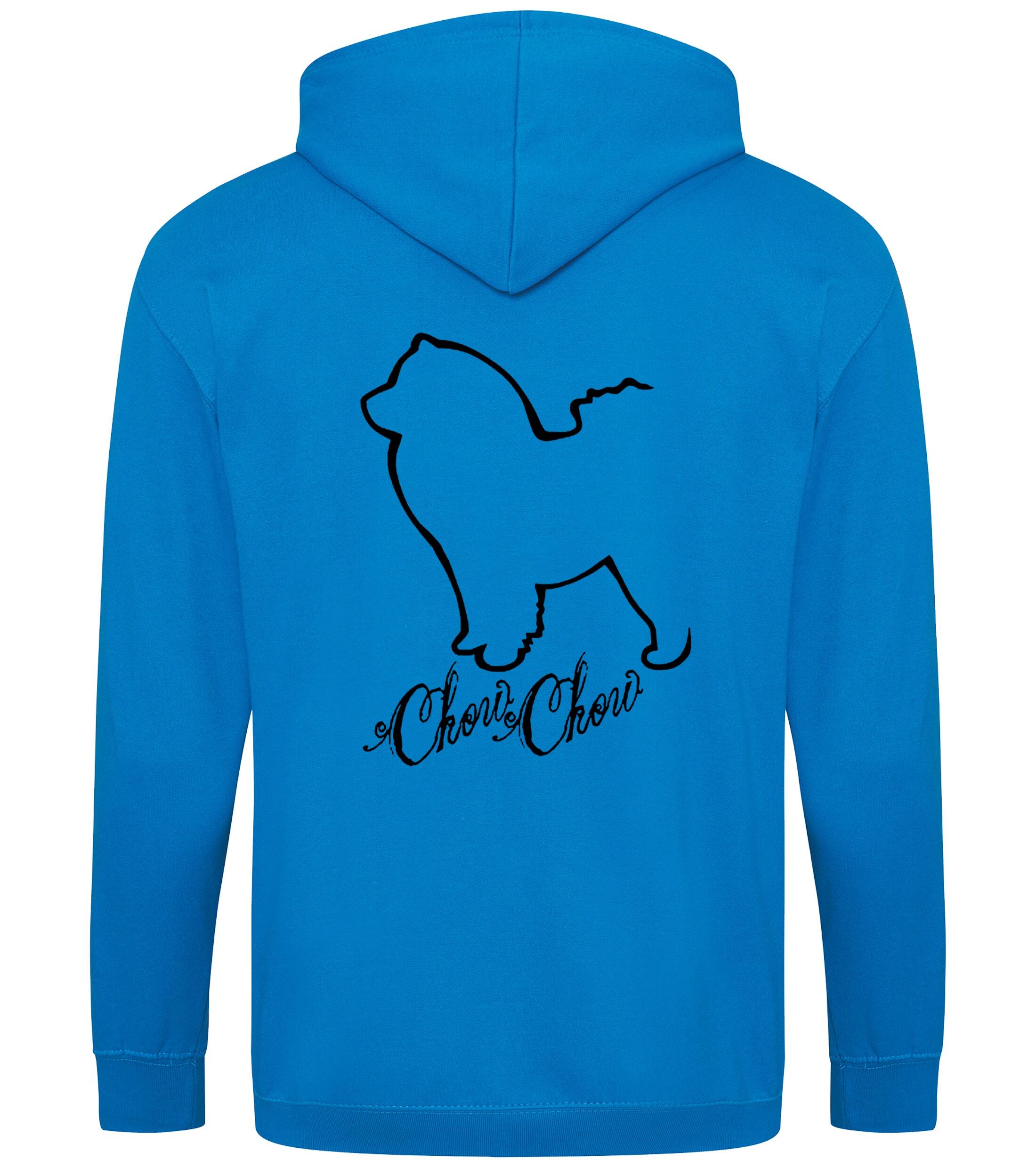 Chow Chow Dog Breed Design Zipped Hoodie – Comfort, Style, and Chow Chow Pride