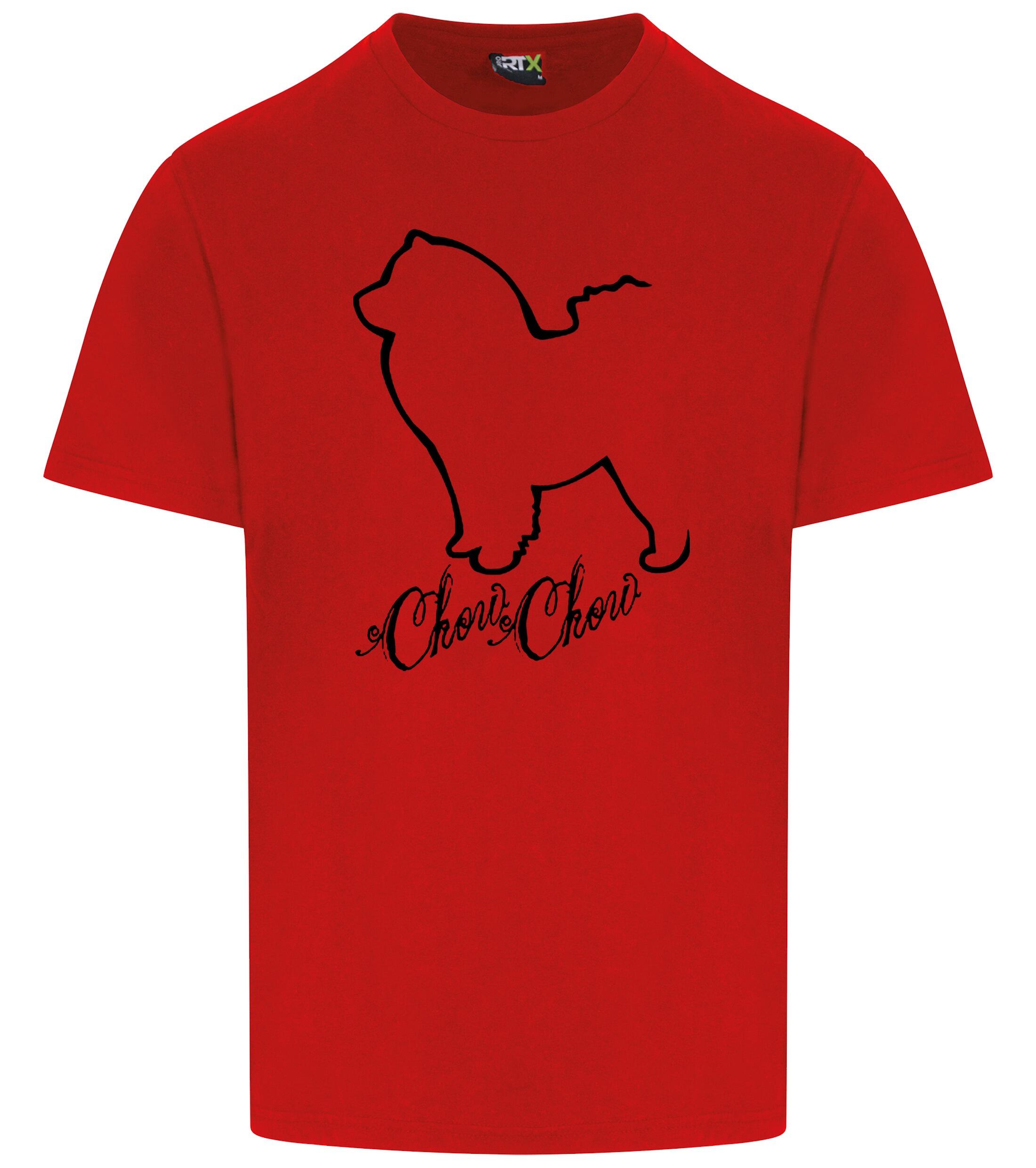 Unisex Roundneck T-shirt with Chow Chow Dog Breed Design – Essential Style for Chow Chow Fans