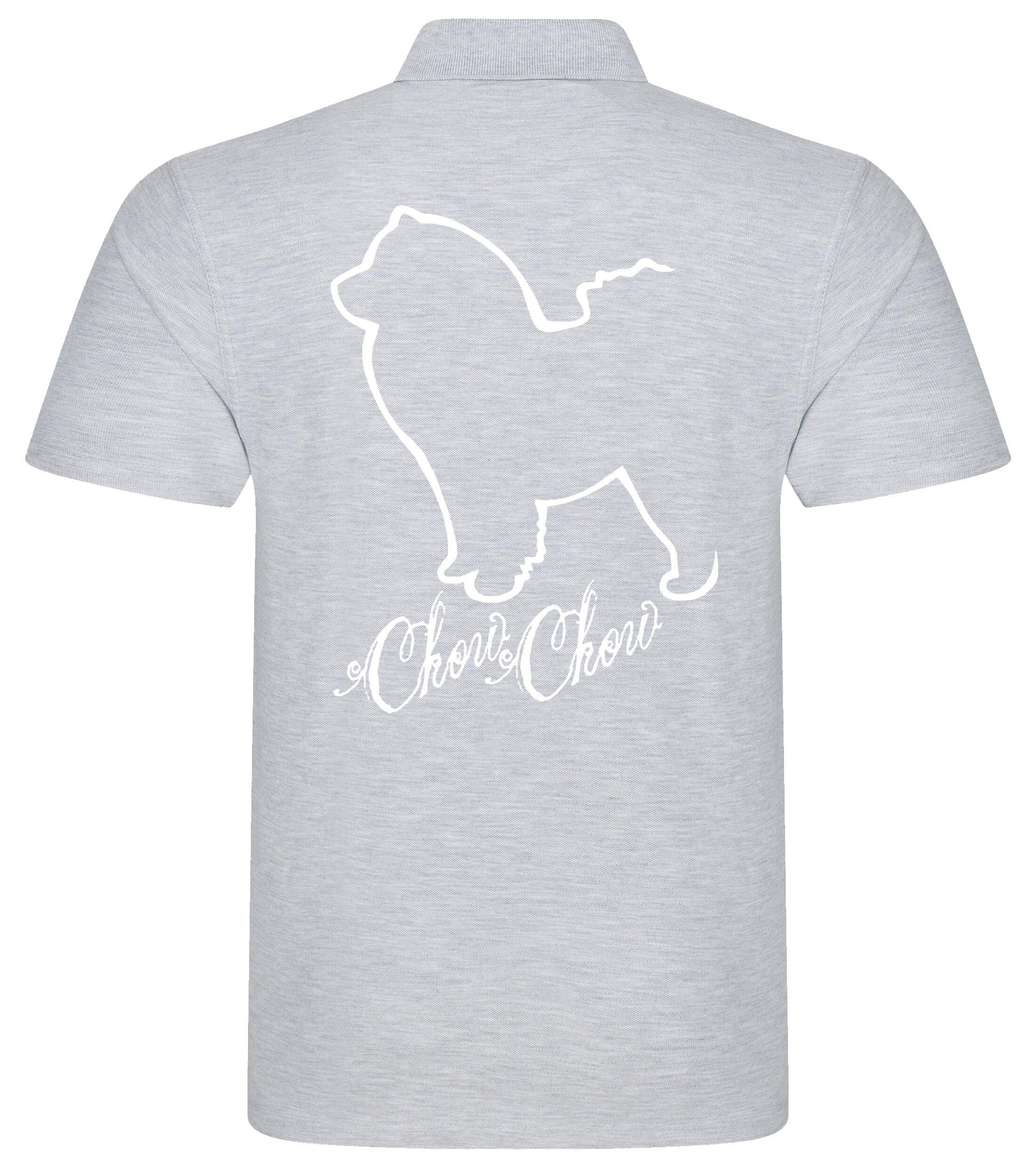 Unisex Cotton Polo with Chow Chow Dog Breed Design – Comfort and Style for Every Chow Chow Enthusiast