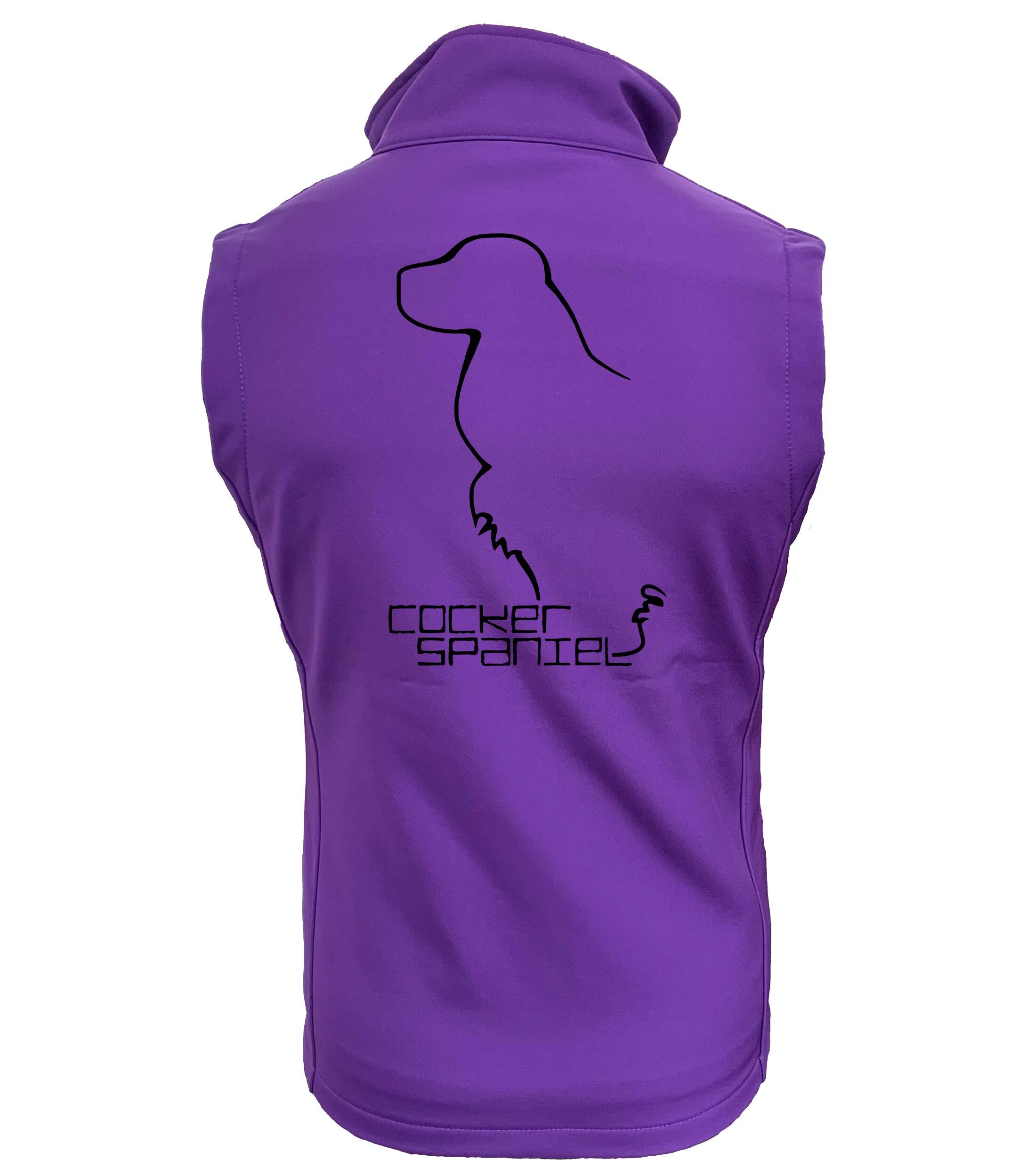 Cocker Spaniel Dog Breed Design Women’s Softshell Gilet – Style Meets Functionality