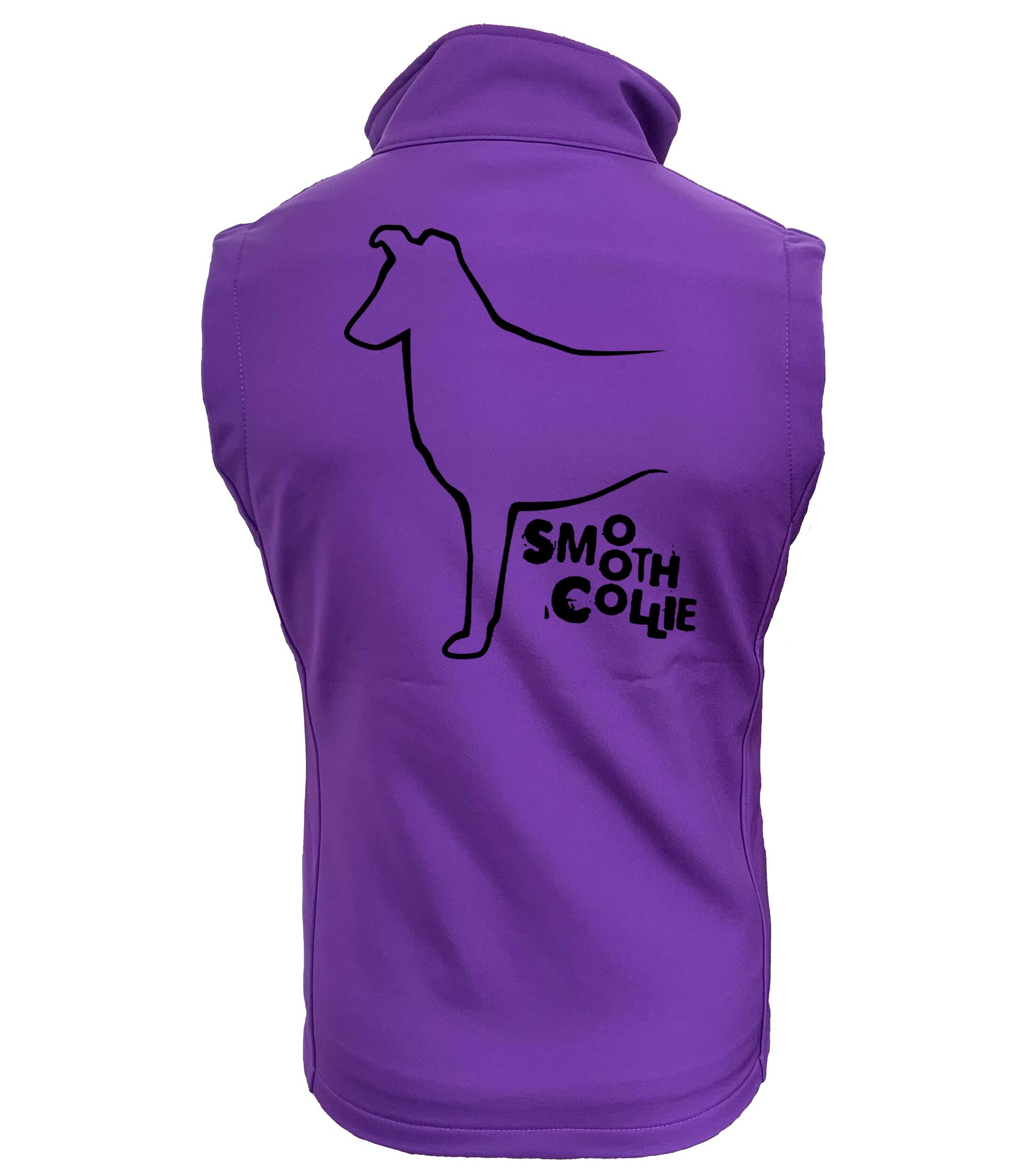 Collie (Smooth) Dog Breed Design Women’s Softshell Gilet – Style Meets Functionality