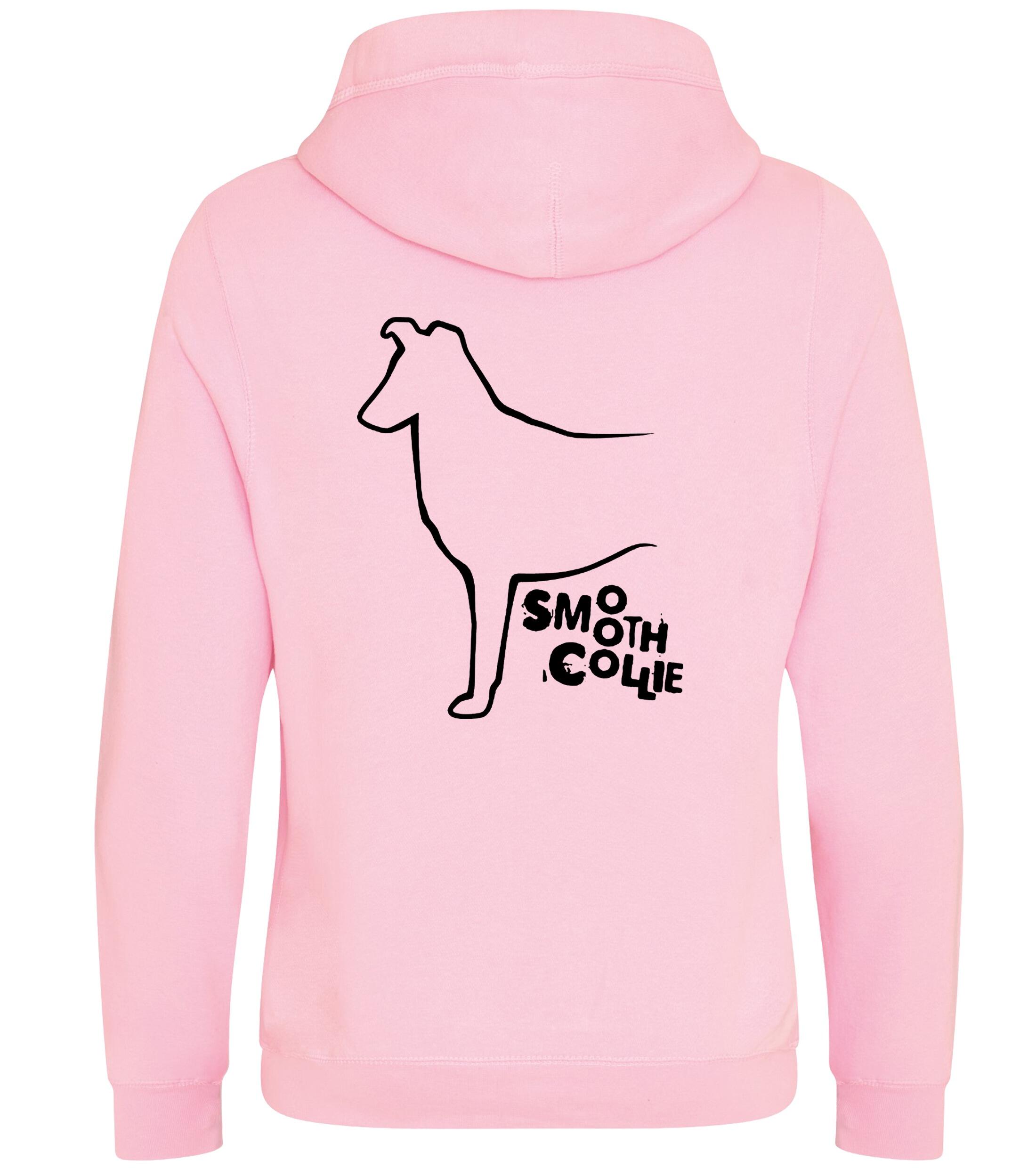 Unisex Crossneck Pullover Hoodie with Collie (Smooth) Dog Breed Design – Celebrate Your Love for Collies