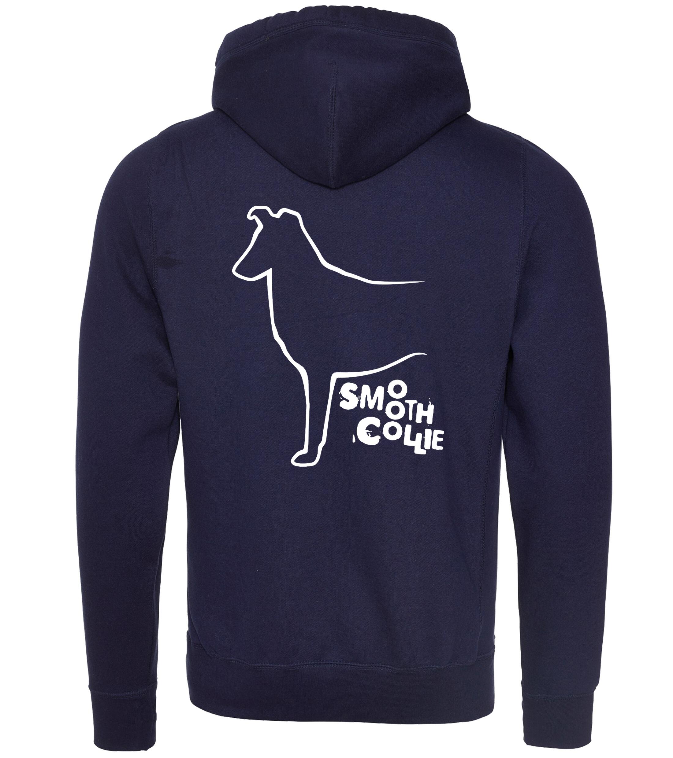 Unisex Crossneck Pullover Hoodie with Collie (Smooth) Dog Breed Design – Celebrate Your Love for Collies