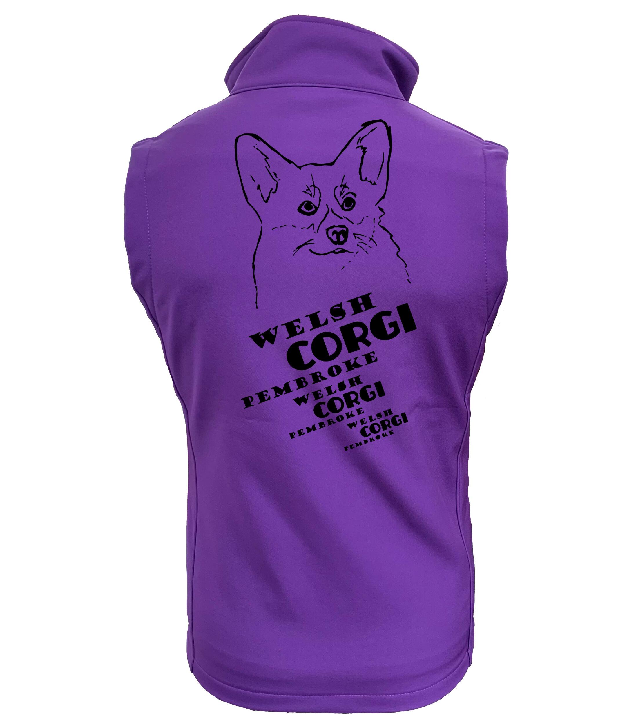 Women’s Softshell Jacket with Corgi Pembroke (Face) Dog Breed Design – Style & Comfort for Corgi Fans