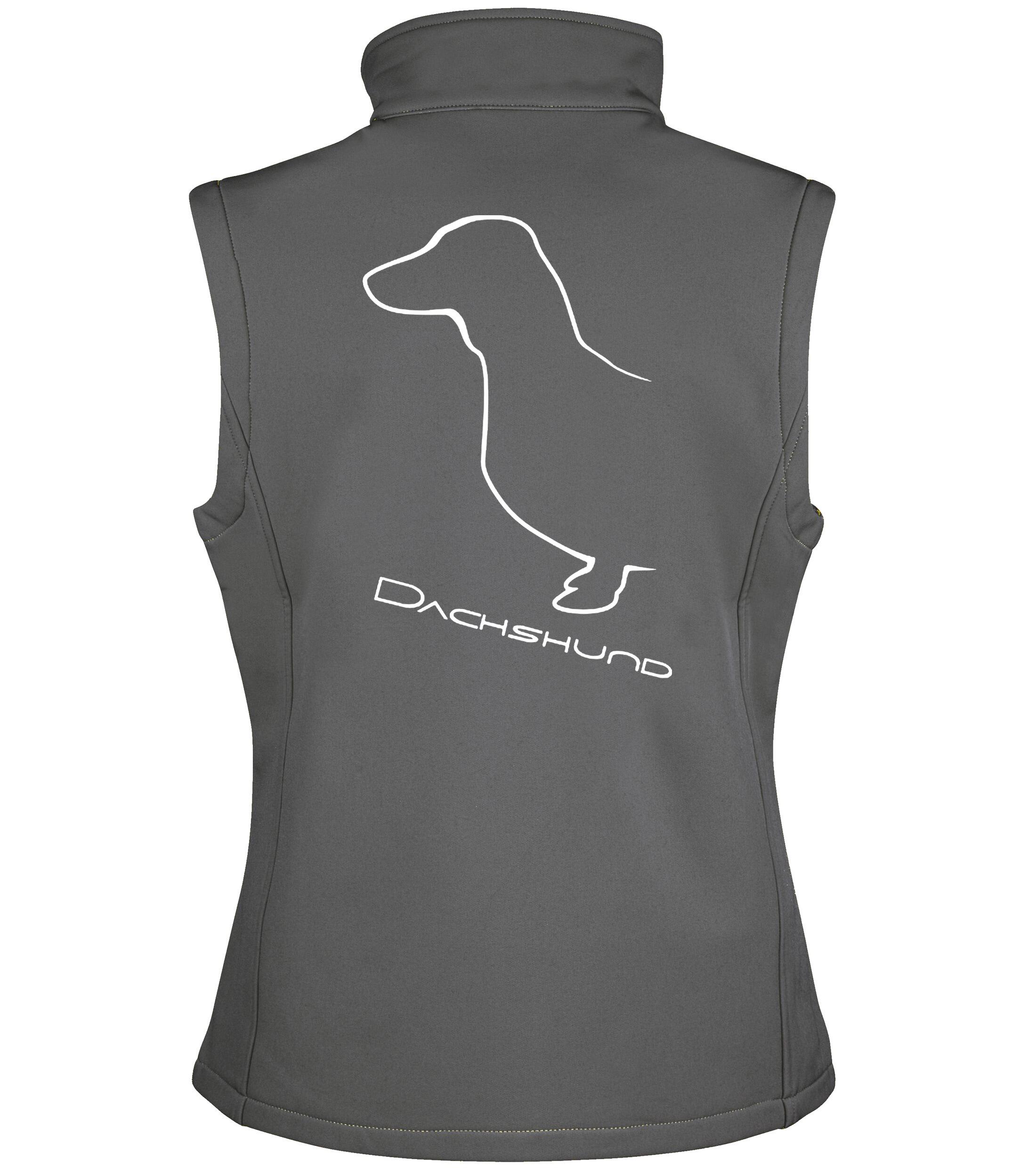 Dachshund (Smooth) Dog Breed Design Unisex Softshell Jacket – Essential for Dachshund Enthusiasts