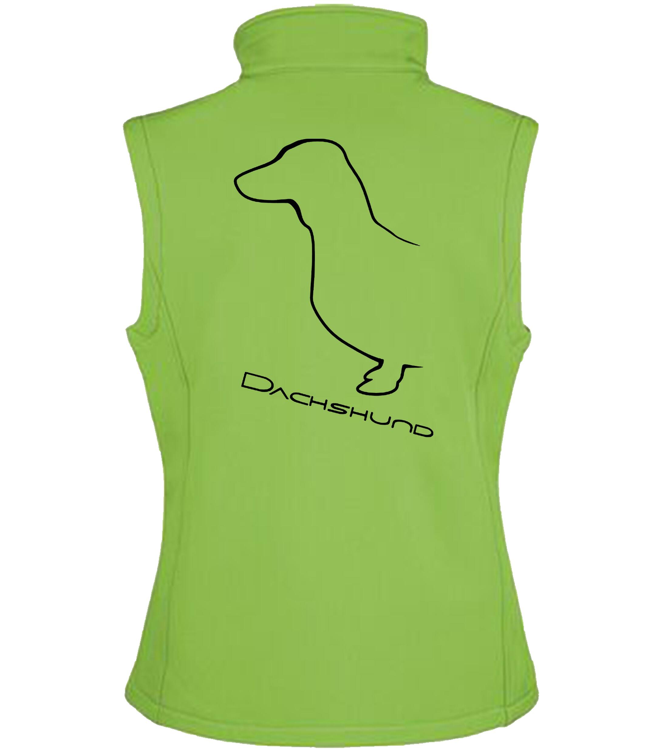 Dachshund (Smooth) Unisex Softshell Gilet – Style and Comfort for Dog Lovers