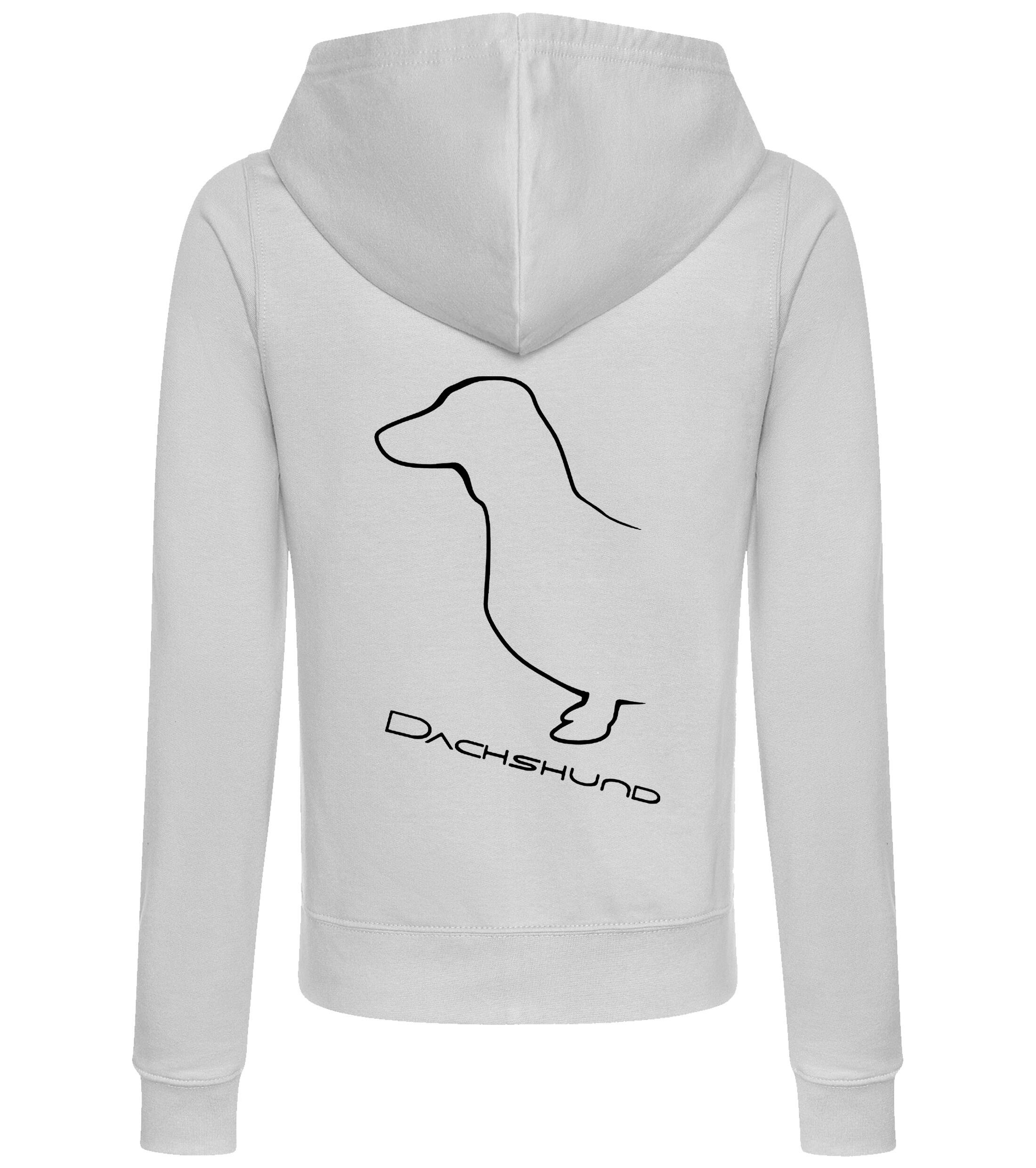Dachshund (Smooth) Women’s Zipped Hoodie – Chic & Cozy for Dachshund Fans