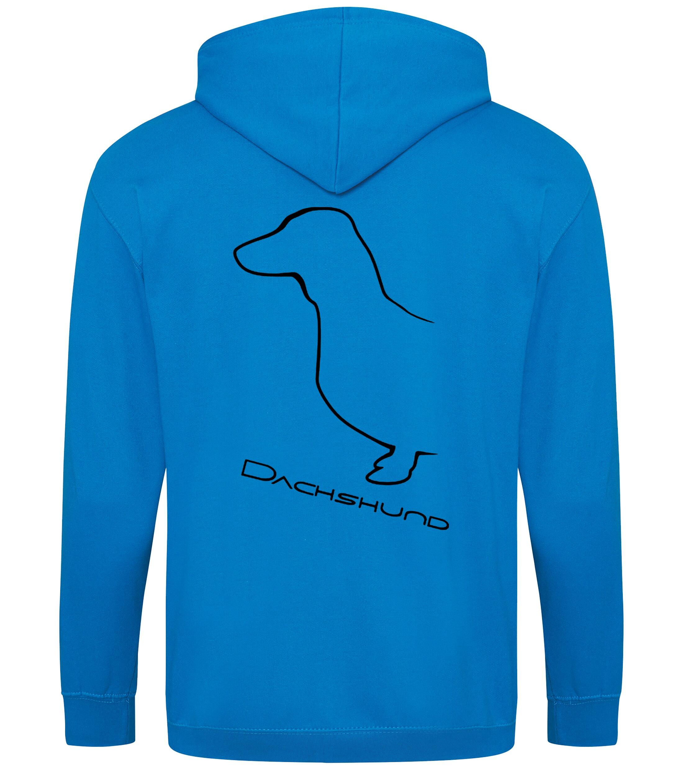 Dachshund (Smooth) Dog Breed Zipped Hoodie – Comfort, Style, and Dachshund Pride