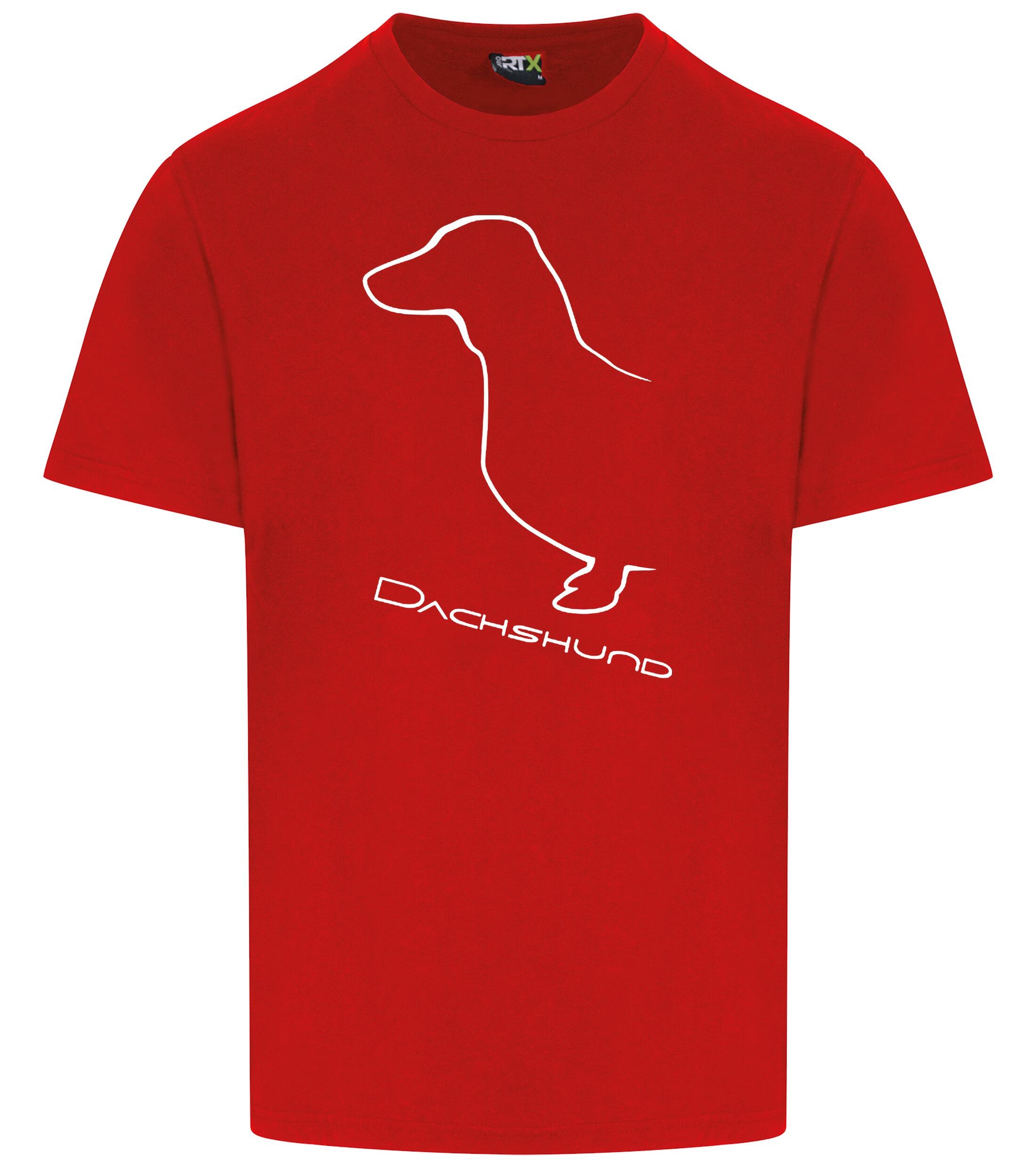 Dachshund (Smooth) Dog Breed Design Unisex Roundneck T-Shirt – Stylish Comfort for Dachshund Fans