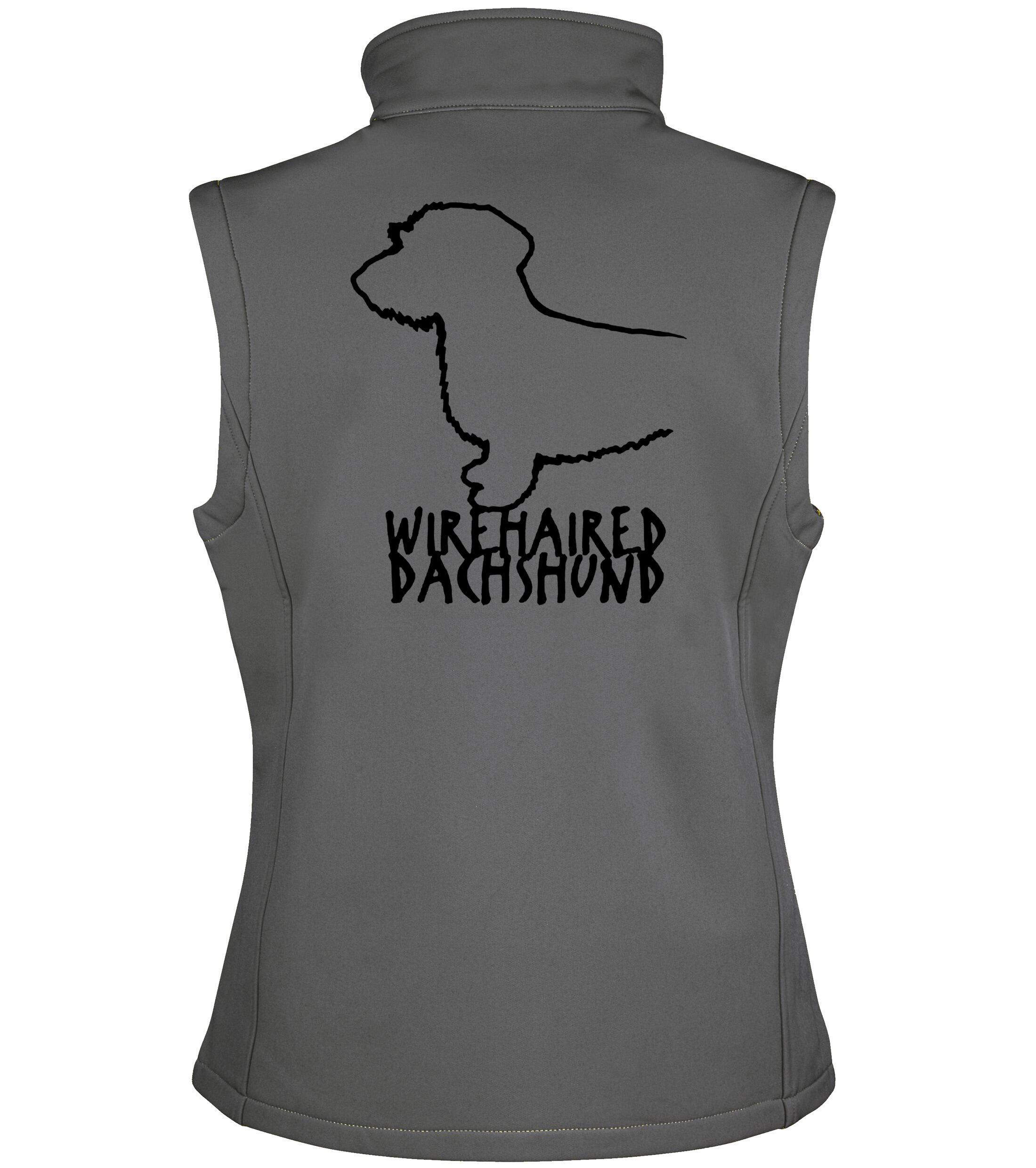 Dachshund (Wirehaired) Women’s Softshell Jacket – Stylish Comfort for Dachshund Lovers