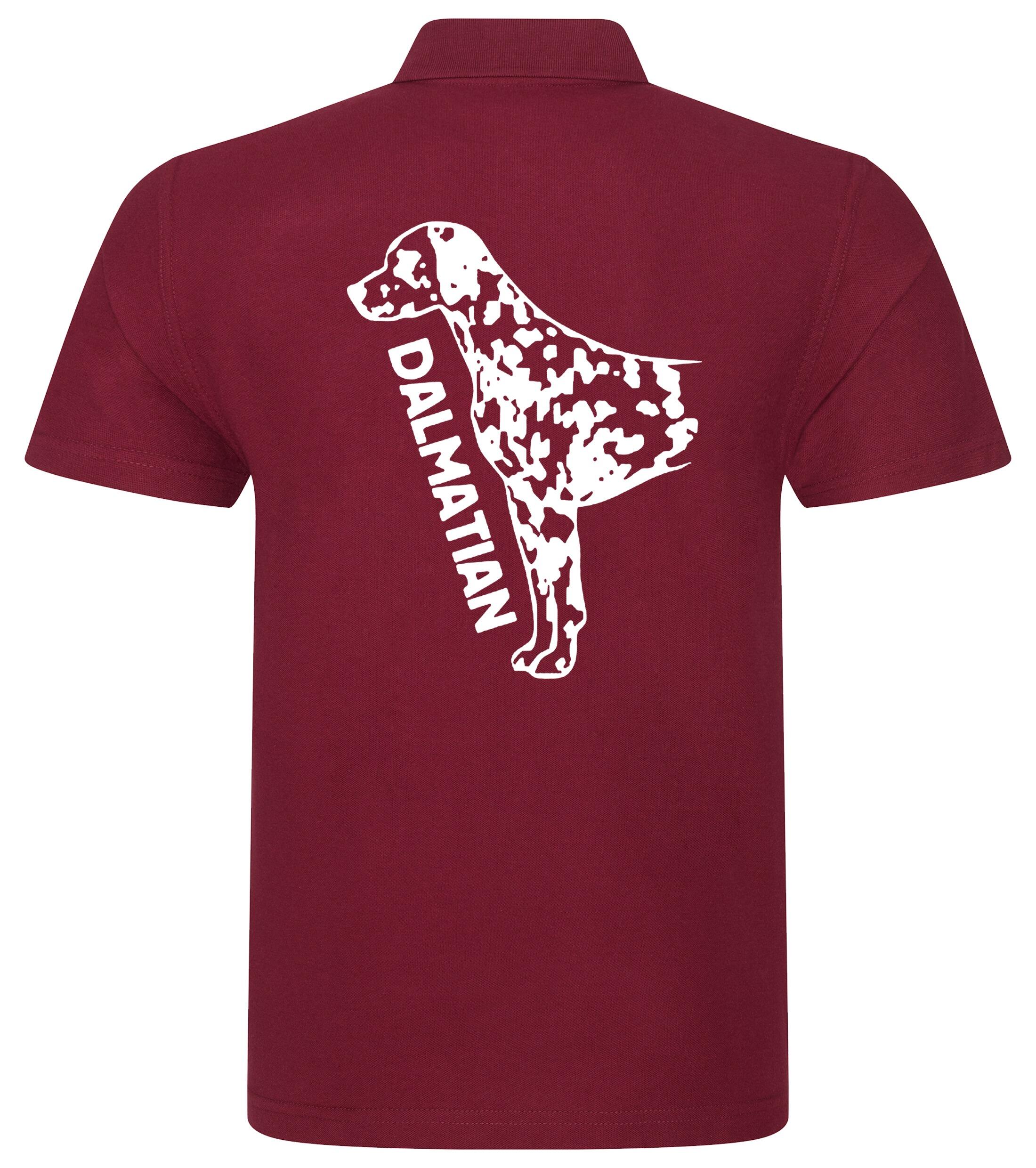 Dalmatian Dog Breed Design Unisex Cotton Polo – Classic Style for Dalmatian Lovers
