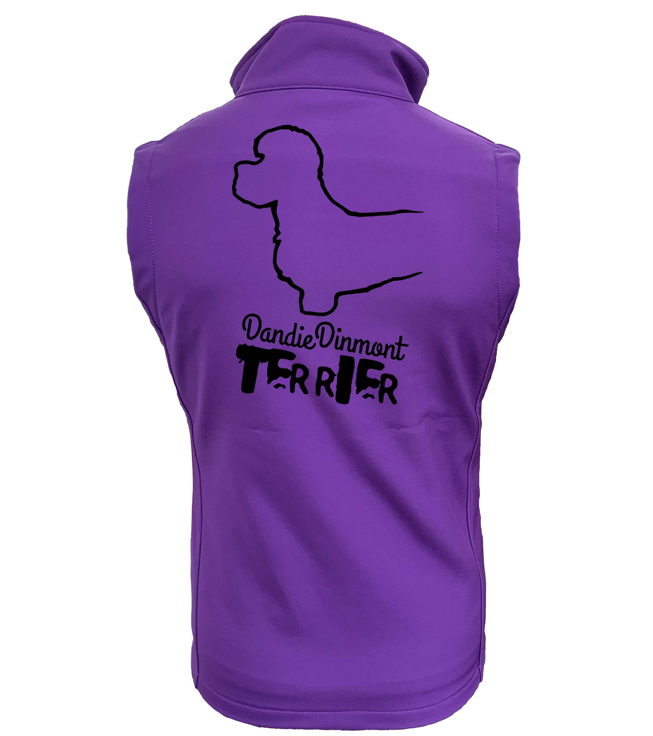 Dandie Dinmont Terrier Dog Breed Design Unisex Softshell Gilet – Stylish and Functional Outdoor Wear