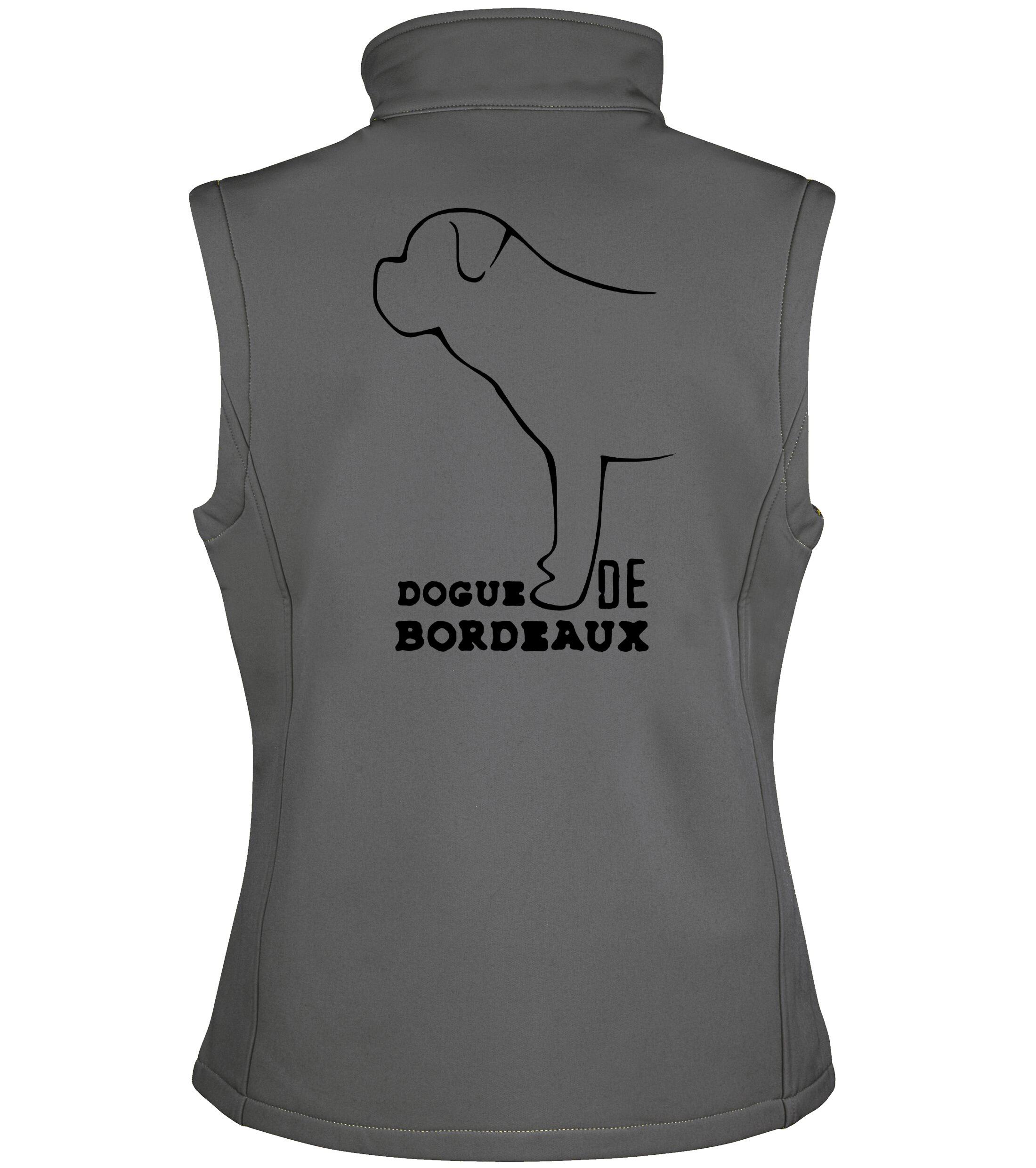 Dogue De Bordeaux (Outline) Design Unisex Softshell Jacket – Style for Dogue De Bordeaux Lovers